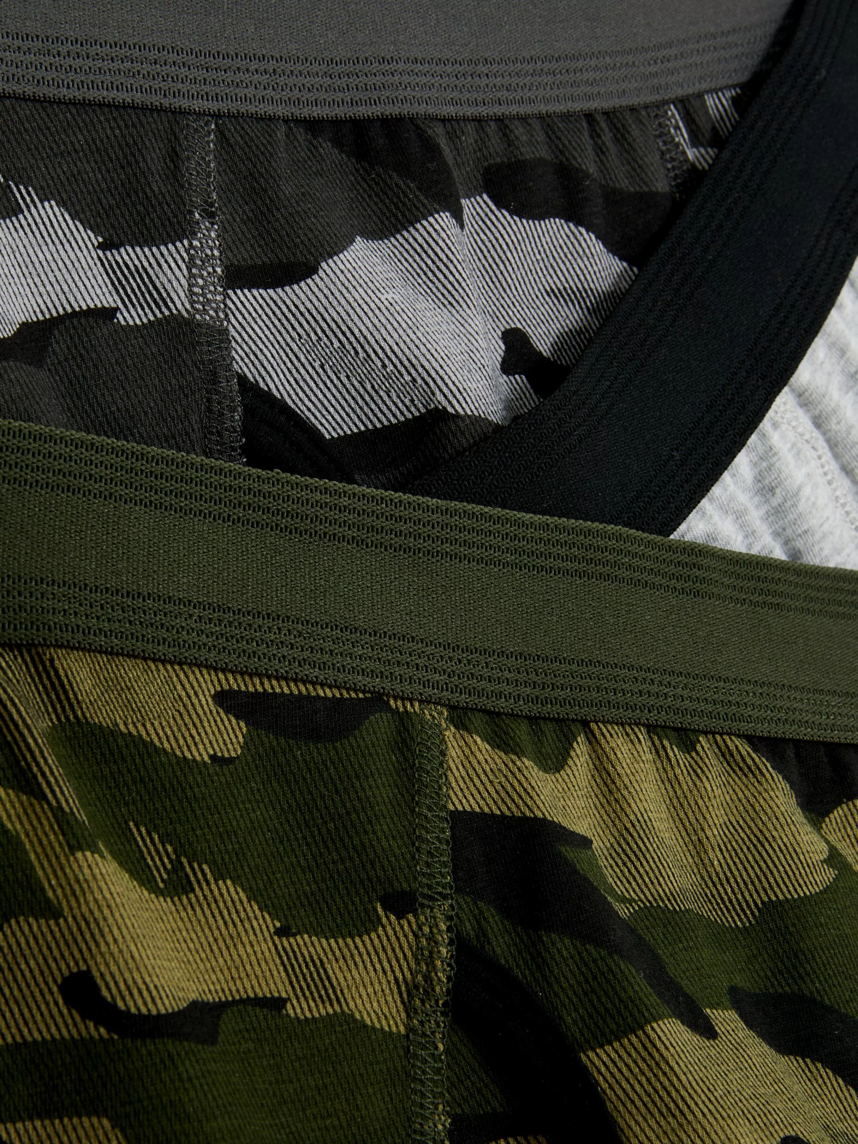 Lot De 3 Shortys Camouflage En Coton Majoritaire-Primark Fashion