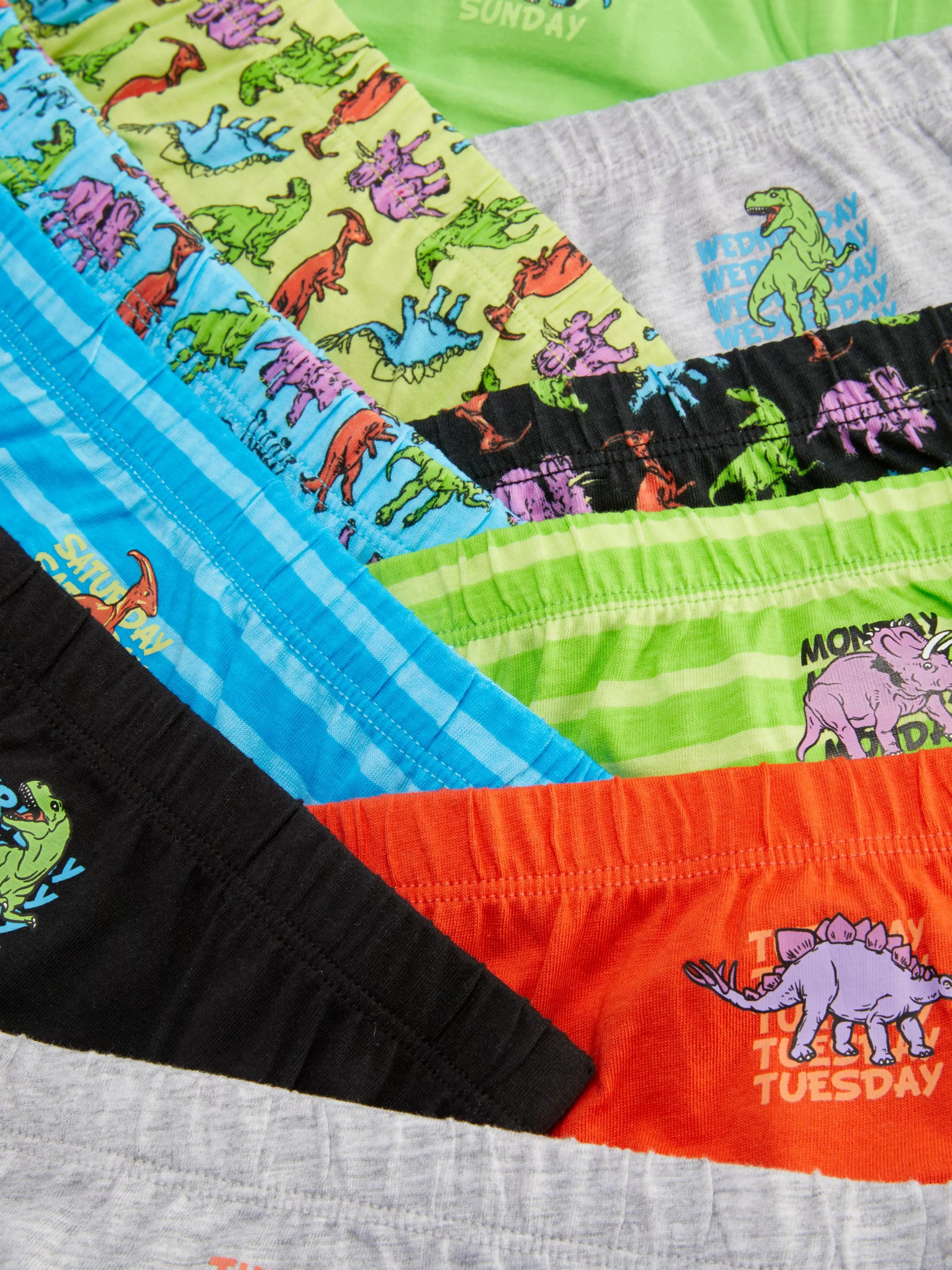 Lot De 10 Slips Jours De La Semaine à Motif Dinosaure-Primark Cheap