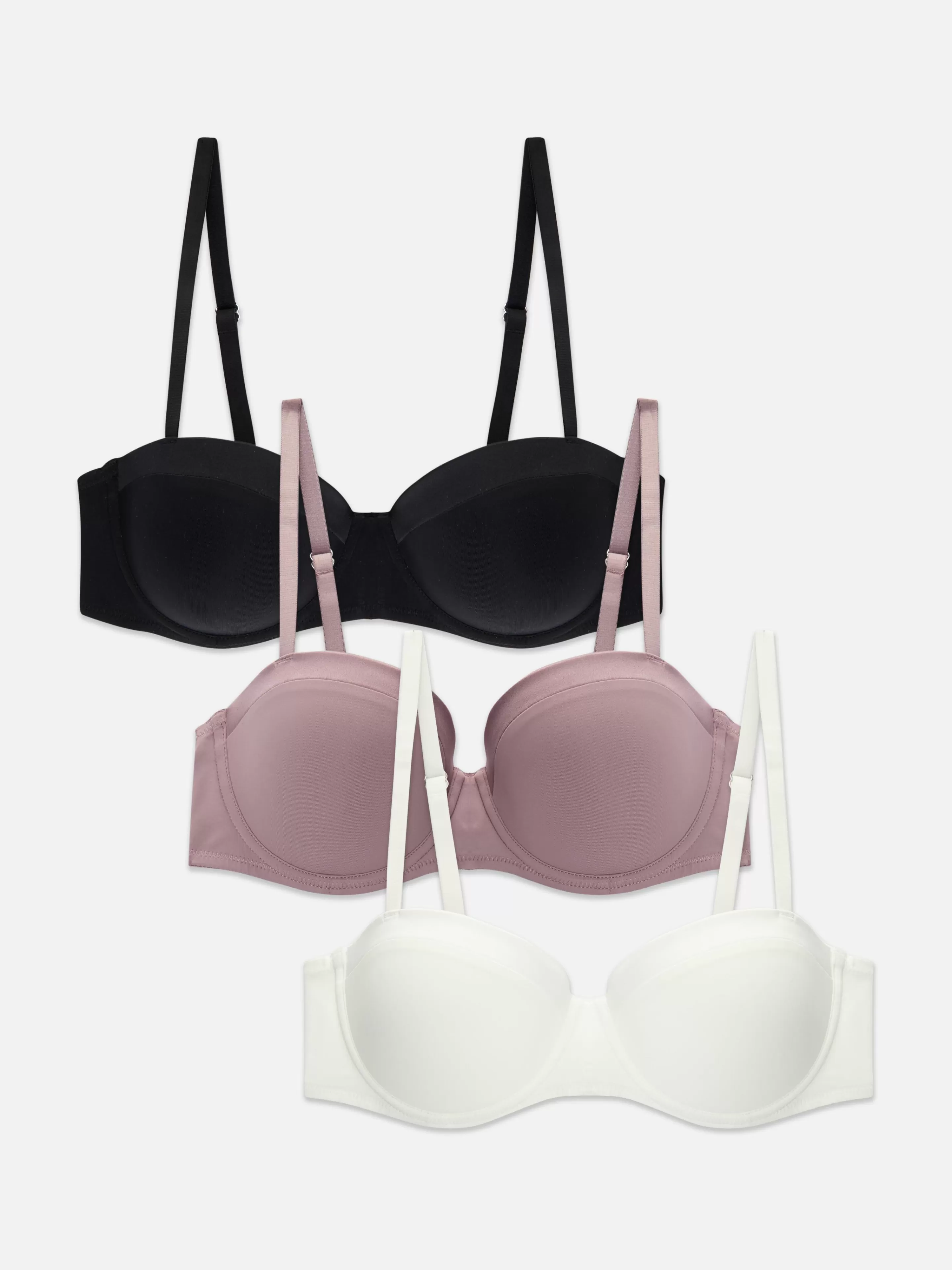 Lot De 3 Soutiens-gorge à Balconnet En Satin-Primark Cheap