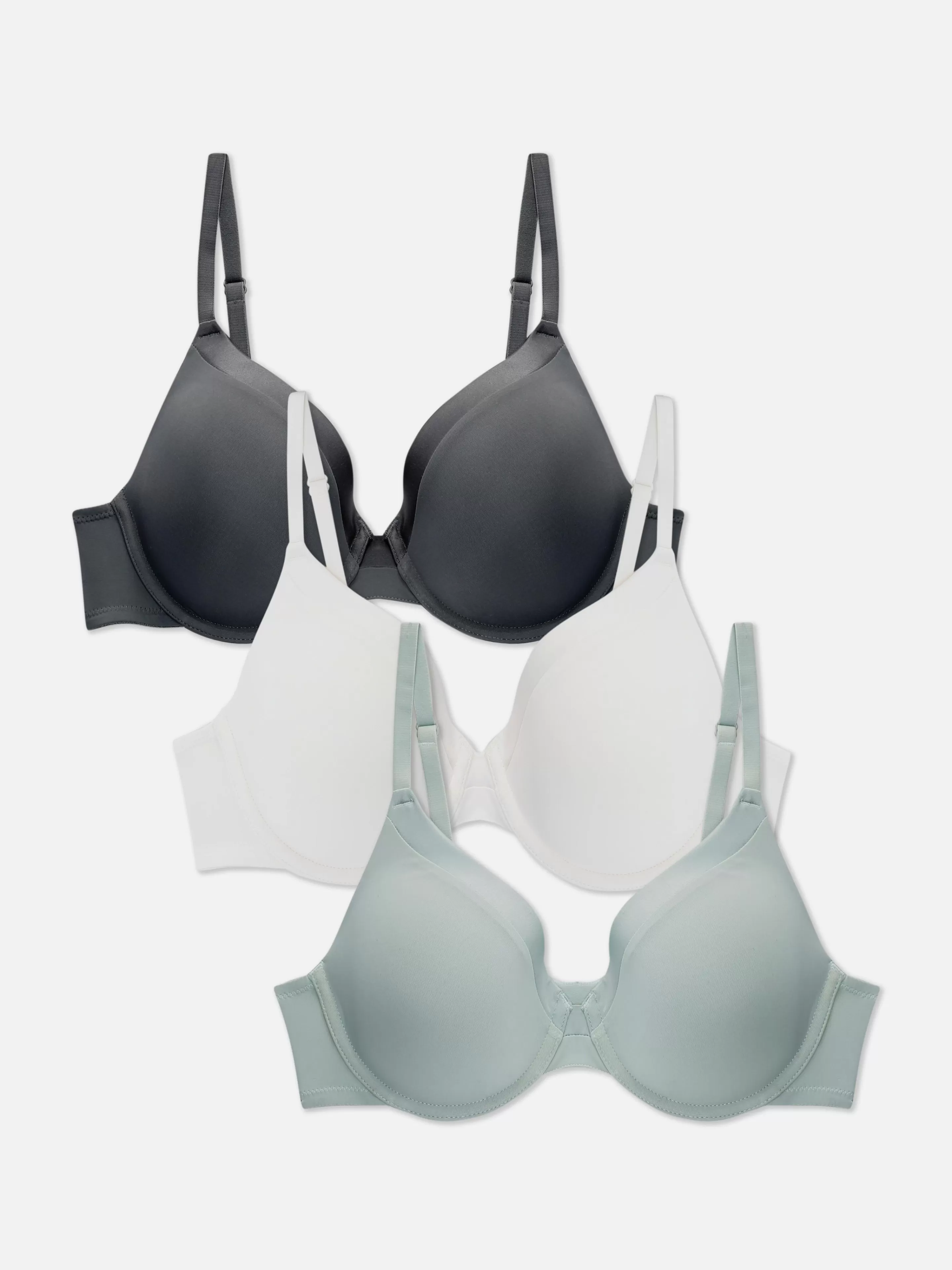 Lot De 3 Soutiens-gorge Moulés à Finitions En Satin-Primark Hot