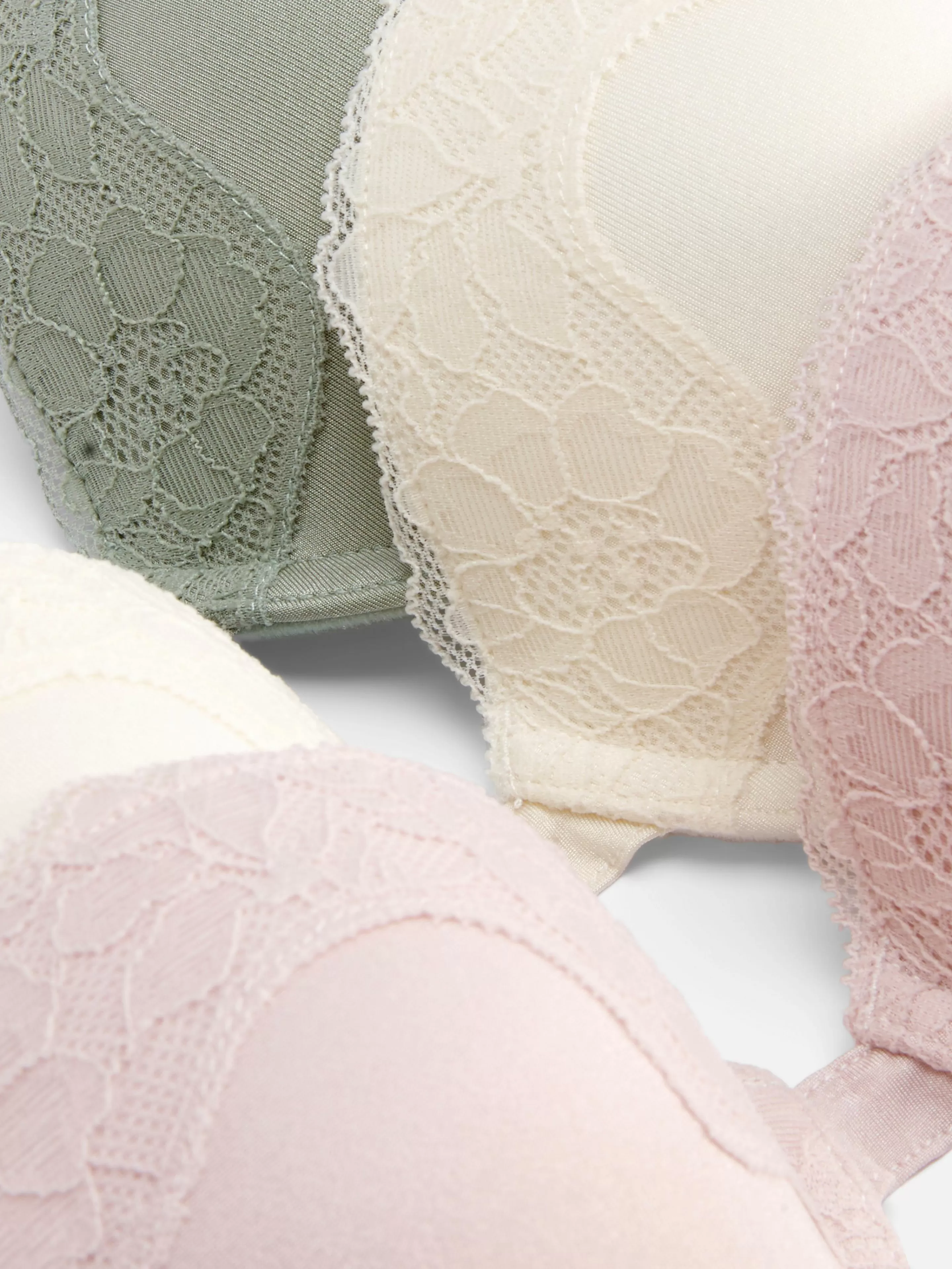 Lot De 3 Soutiens-gorge Push-up En Microfibre-Primark Best