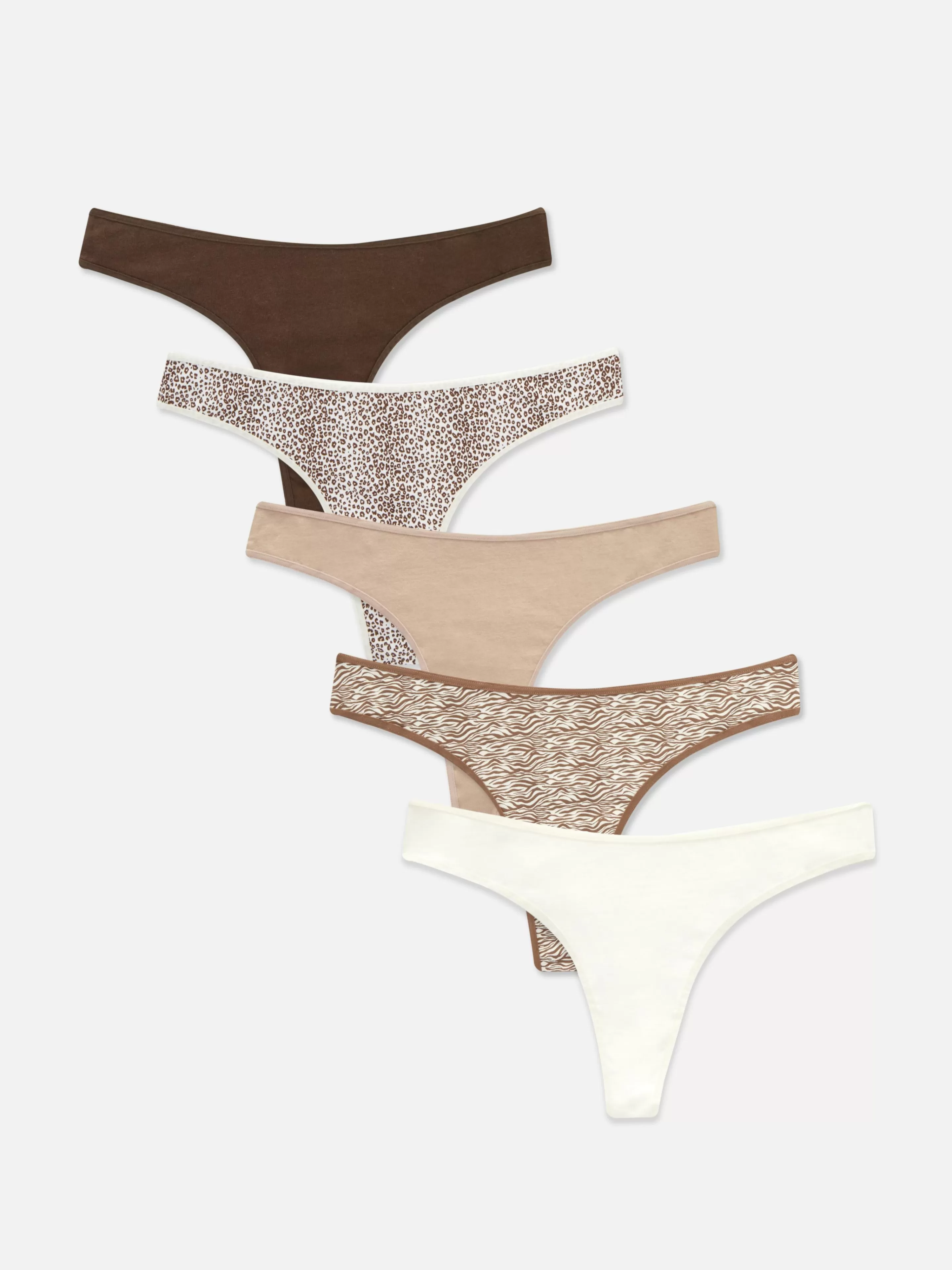 Lot De 5 Strings à Motifs Pour Tous Les Jours-Primark Best Sale