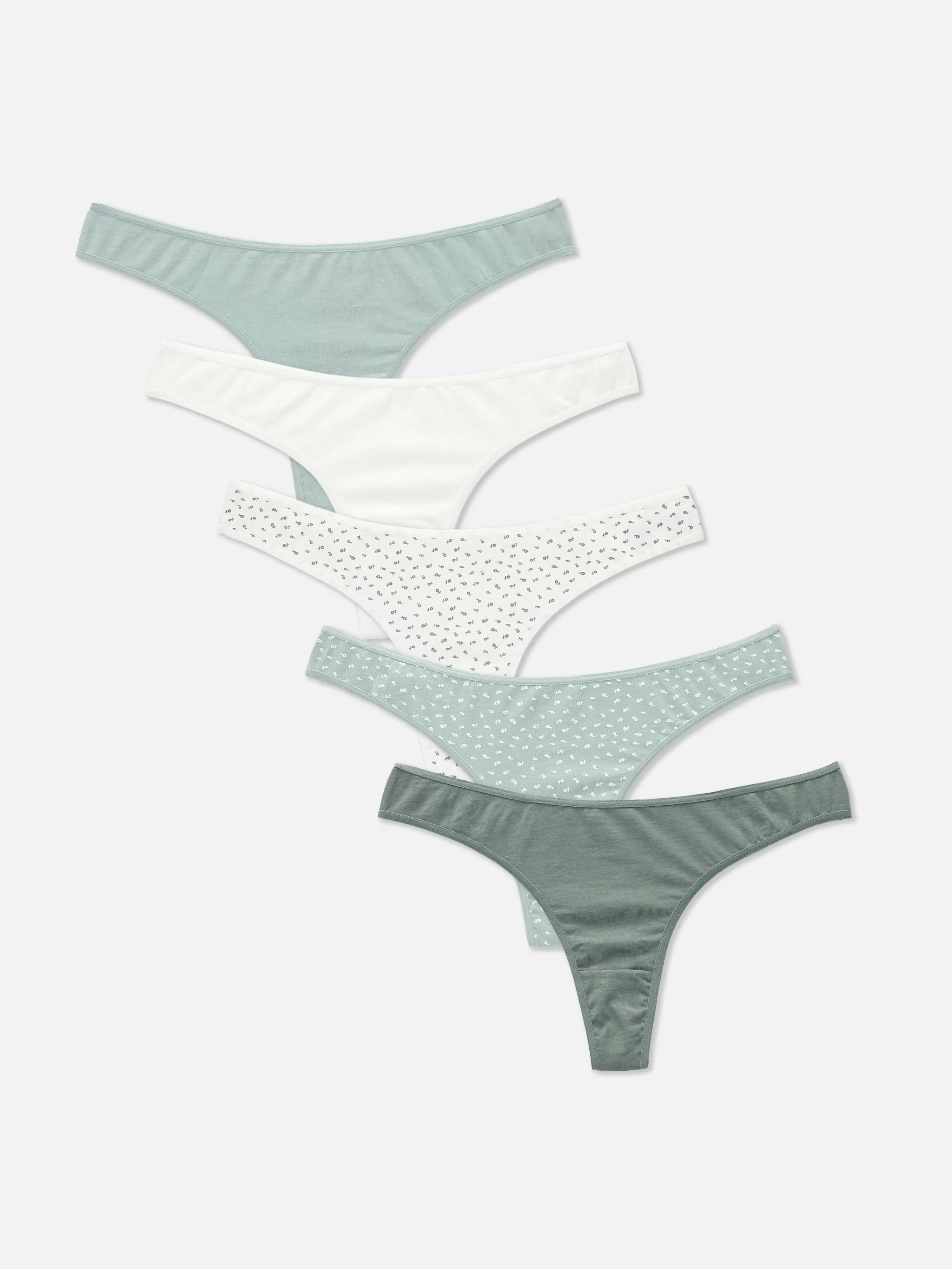 Lot De 5 Strings à Motifs Pour Tous Les Jours-Primark Fashion