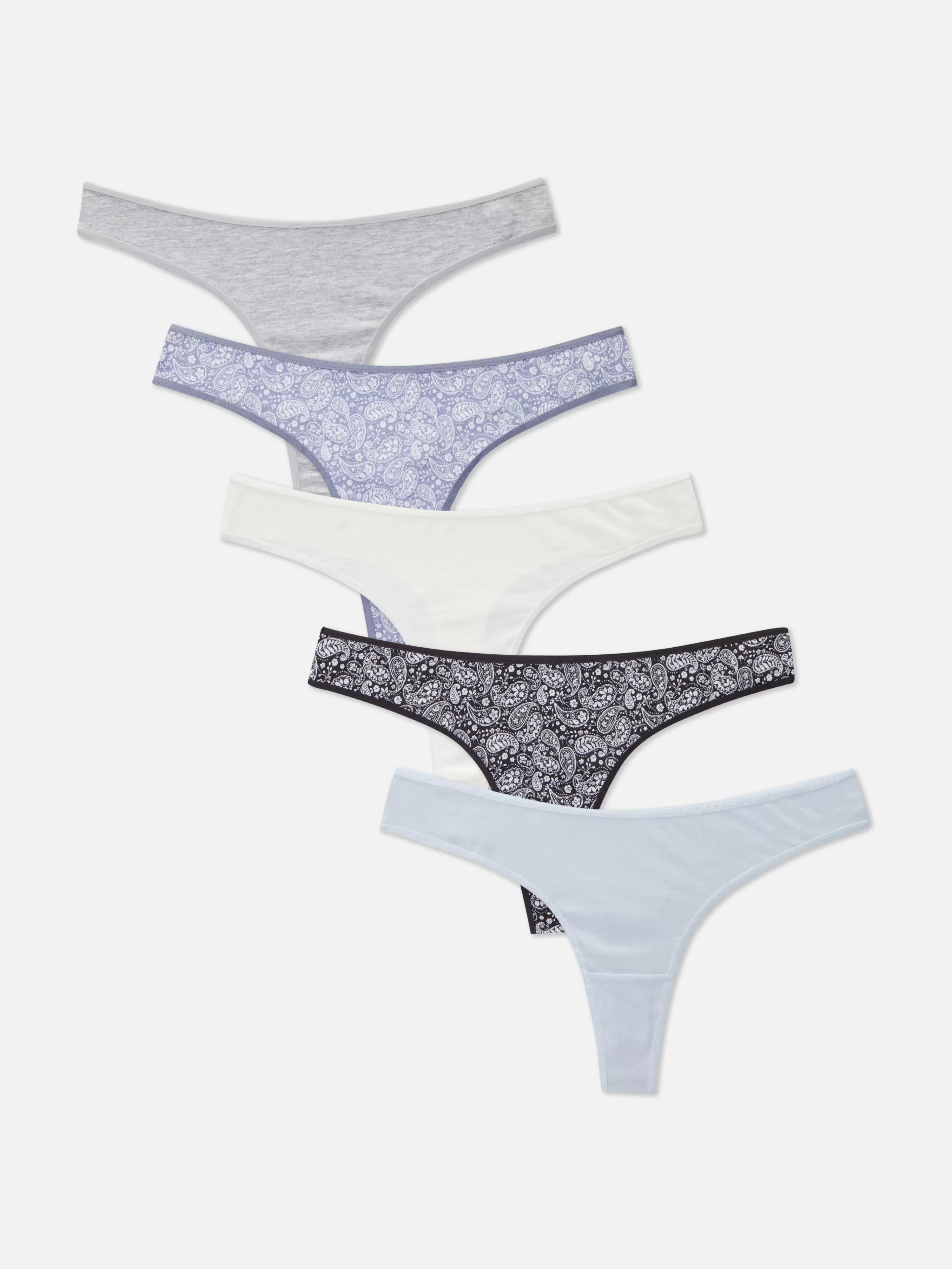 Lot De 5 Strings à Motifs Pour Tous Les Jours-Primark Flash Sale