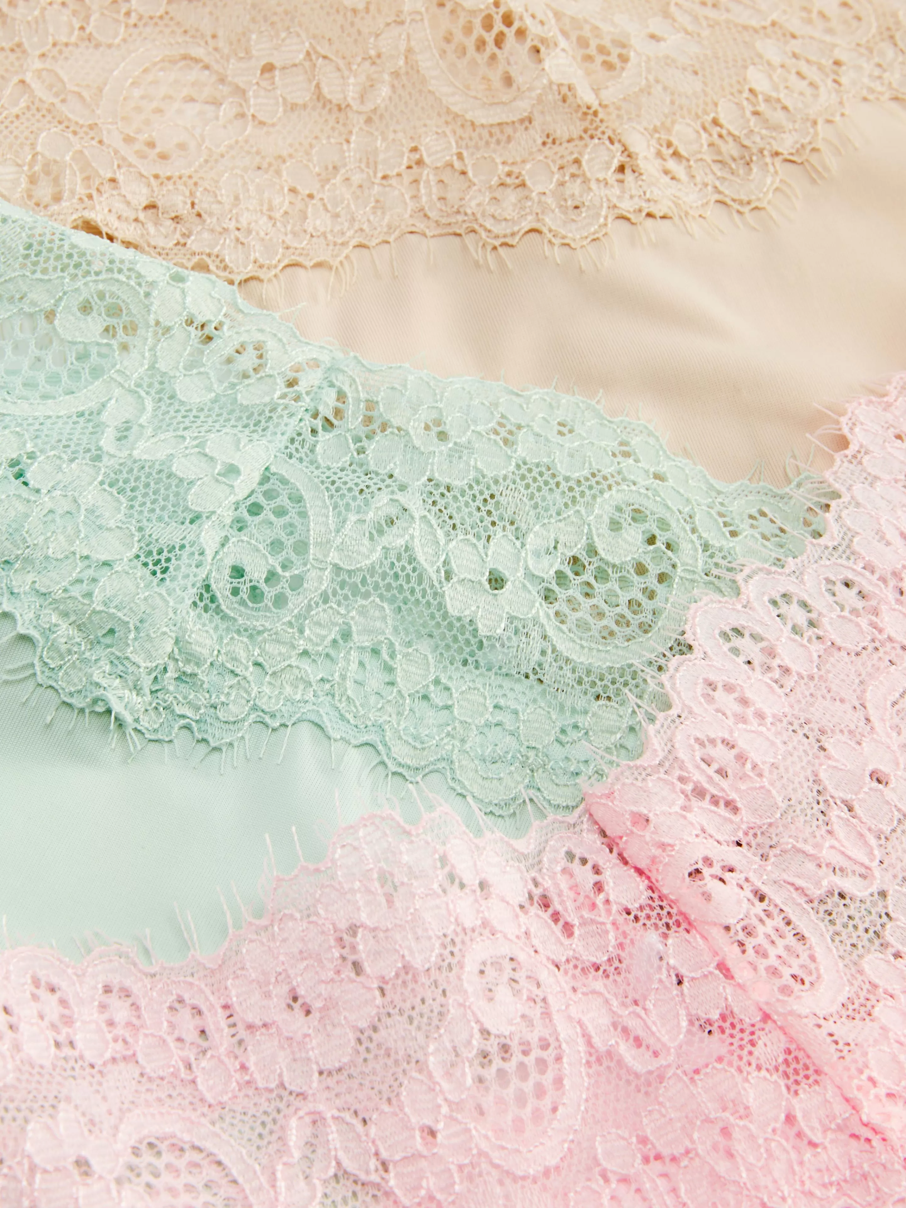 Lot De 3 Strings Bandeau En Dentelle-Primark Discount