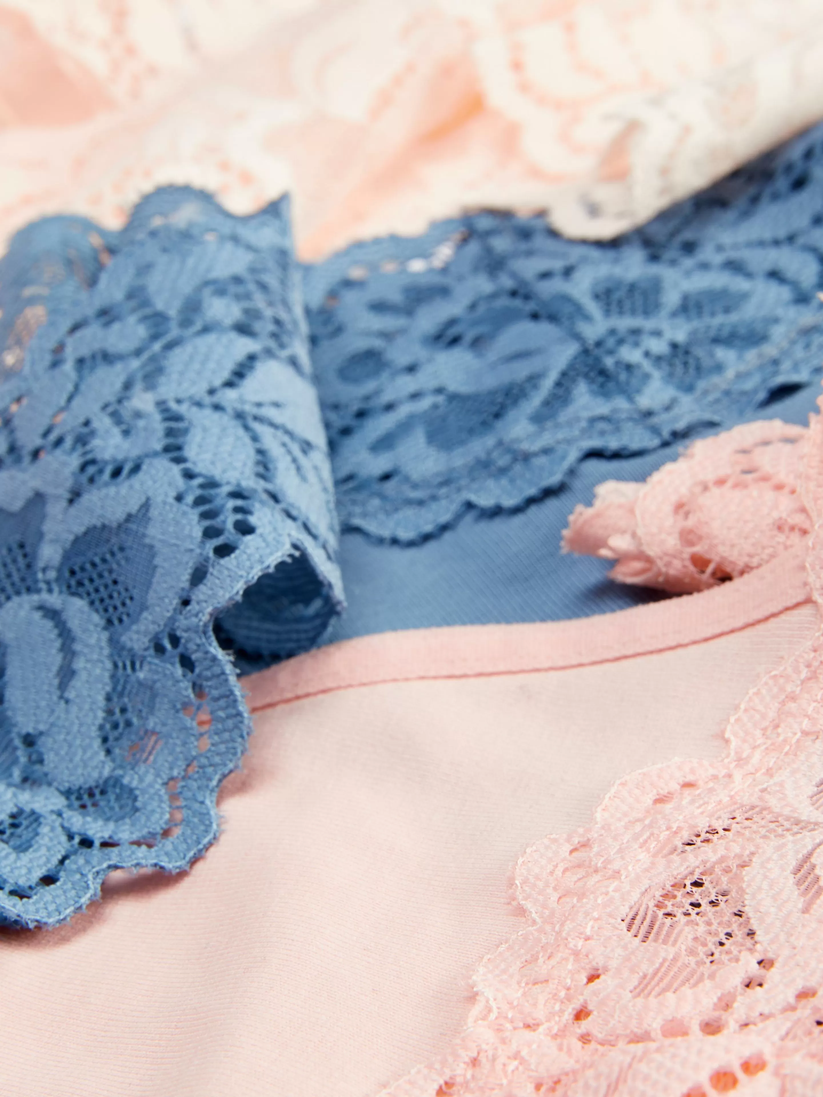 Lot De 3 Strings Bandeau En Dentelle-Primark Shop