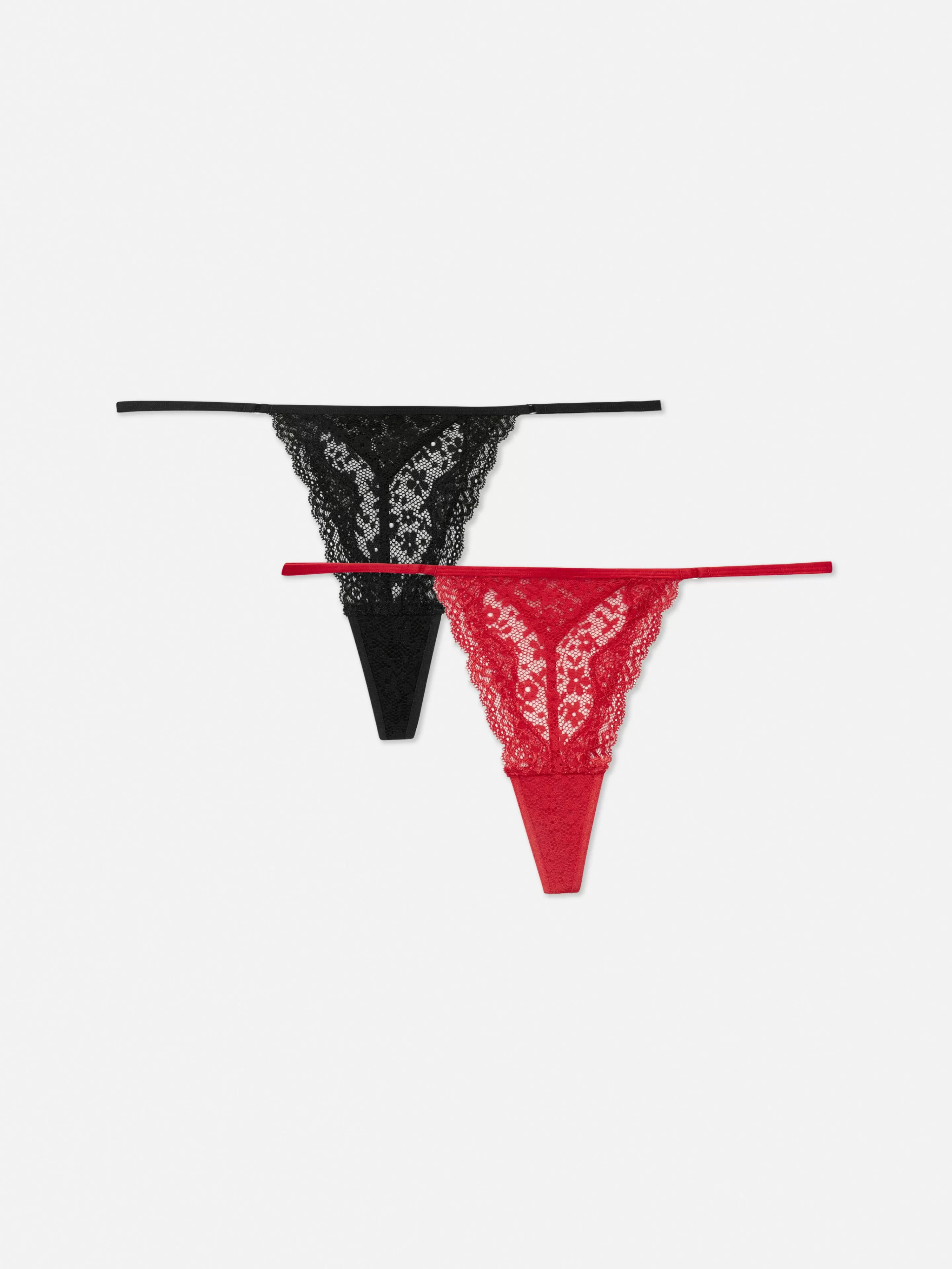 Lot De 3 Strings En Dentelle-Primark Clearance