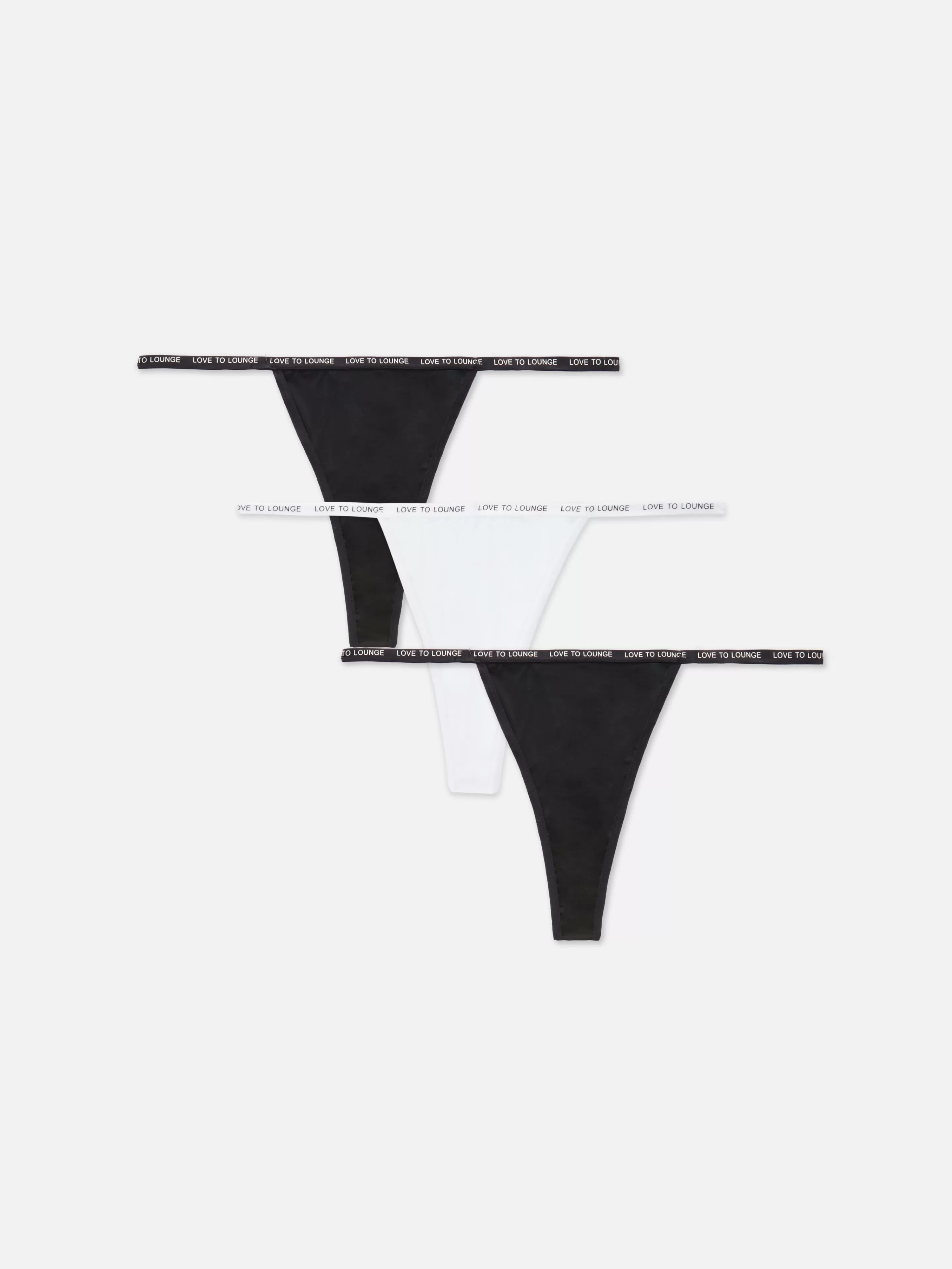 Lot De 3 Strings En Microfibre-Primark Best