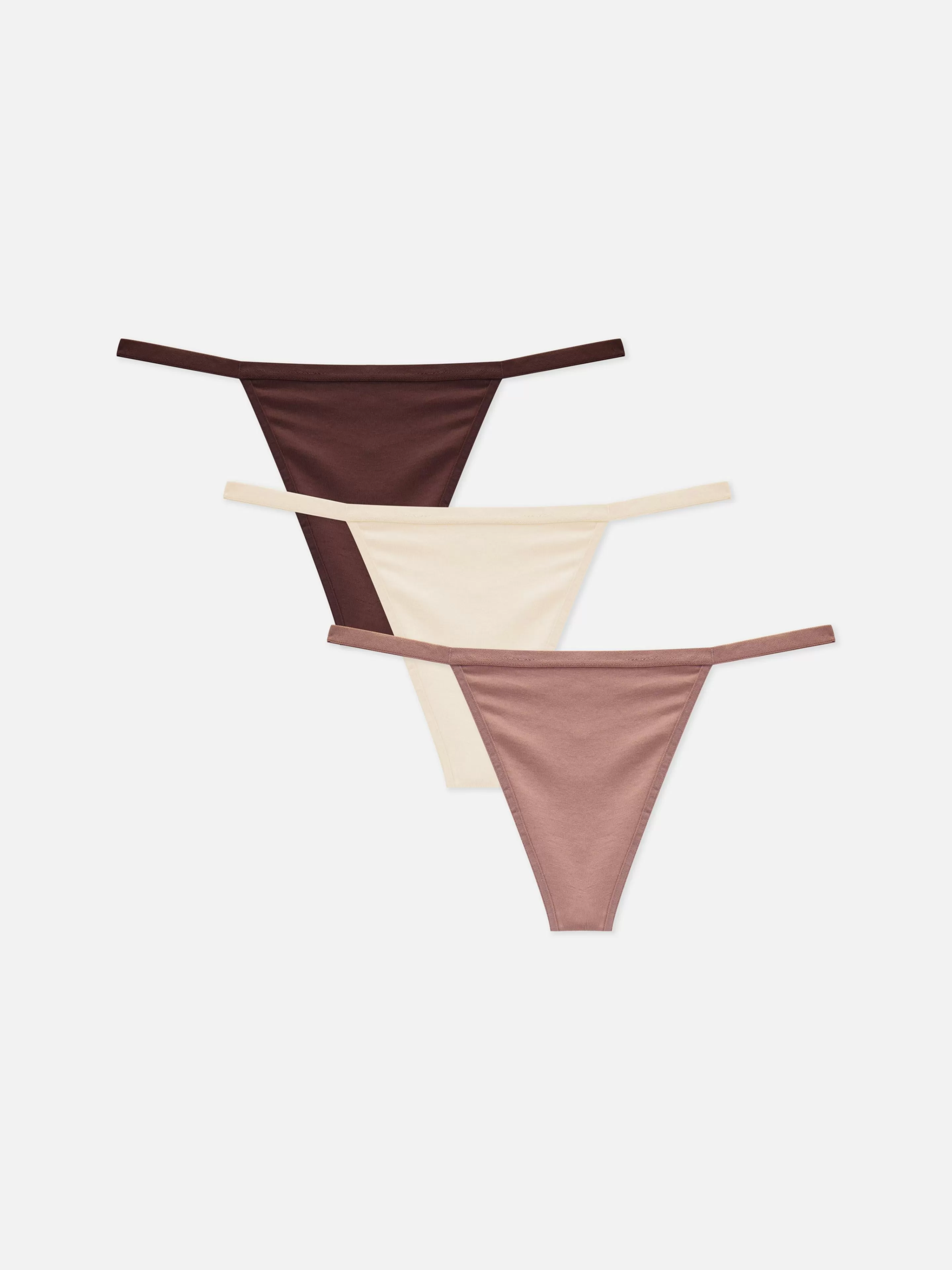 Lot De 3 Strings Pour Tous Les Jours-Primark Best