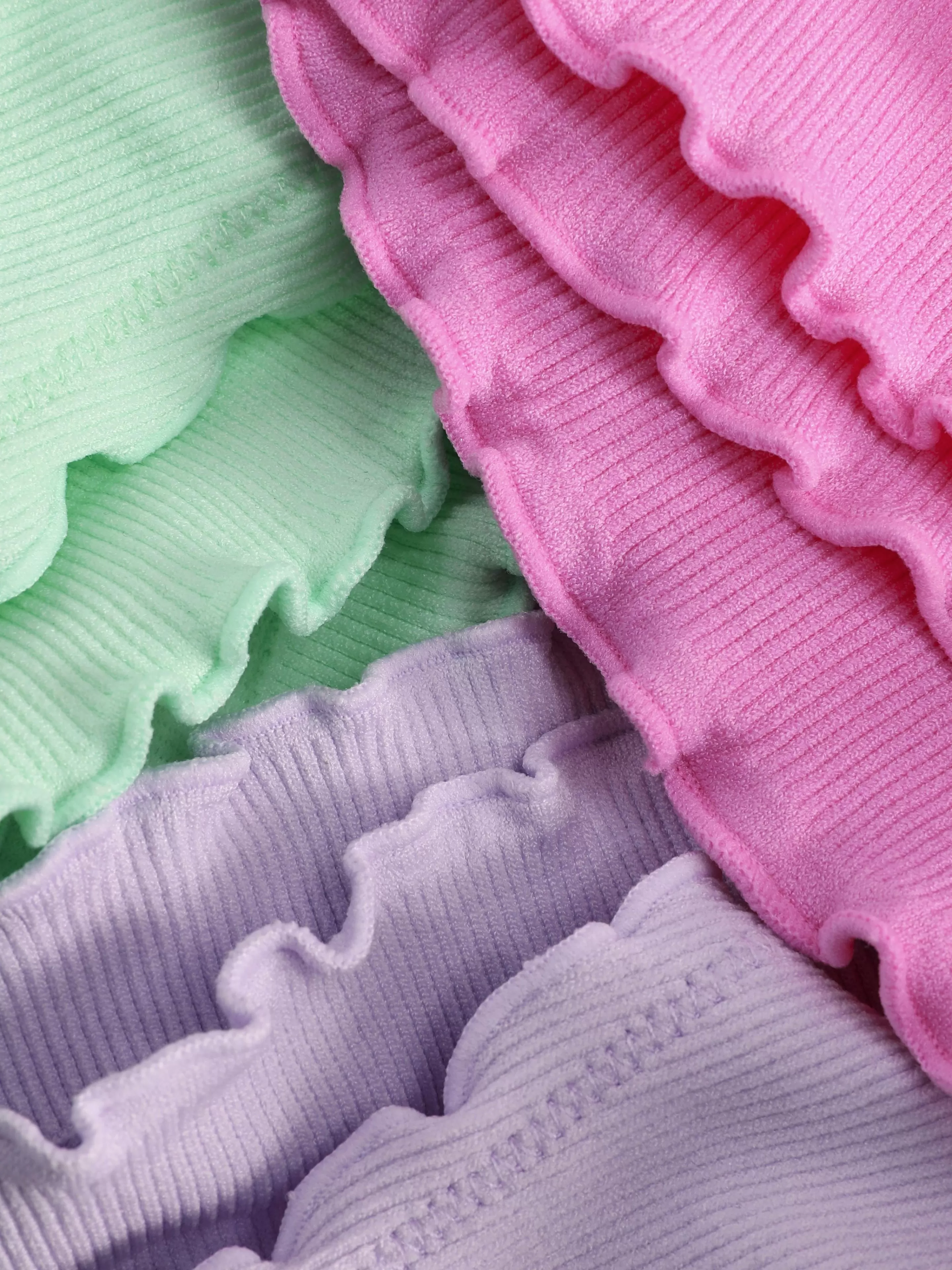 Lot De 3 Strings Sans Coutures à Bords Ondulés-Primark Discount
