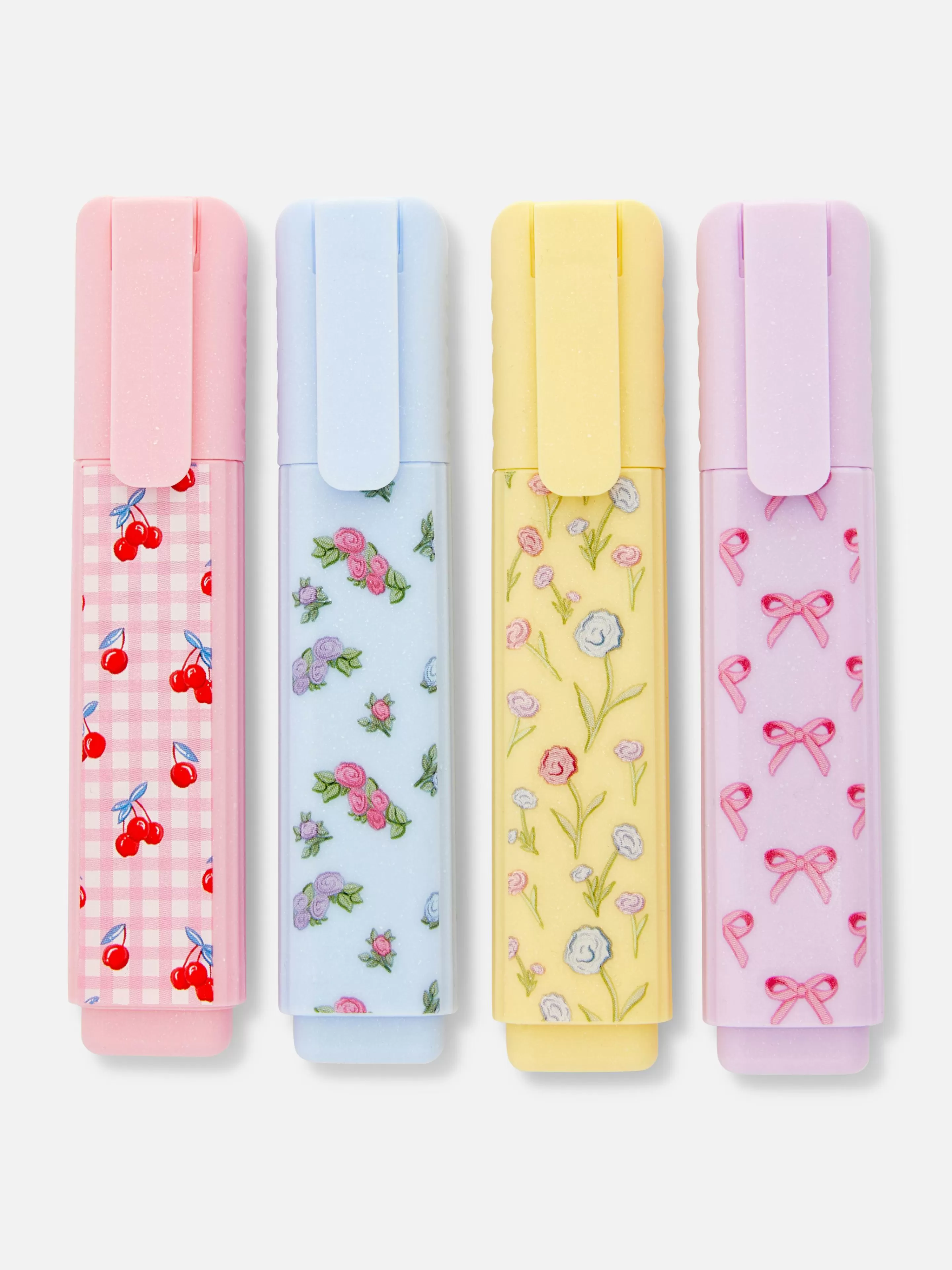 Lot De 4 Surligneurs à Paillettes-Primark Outlet