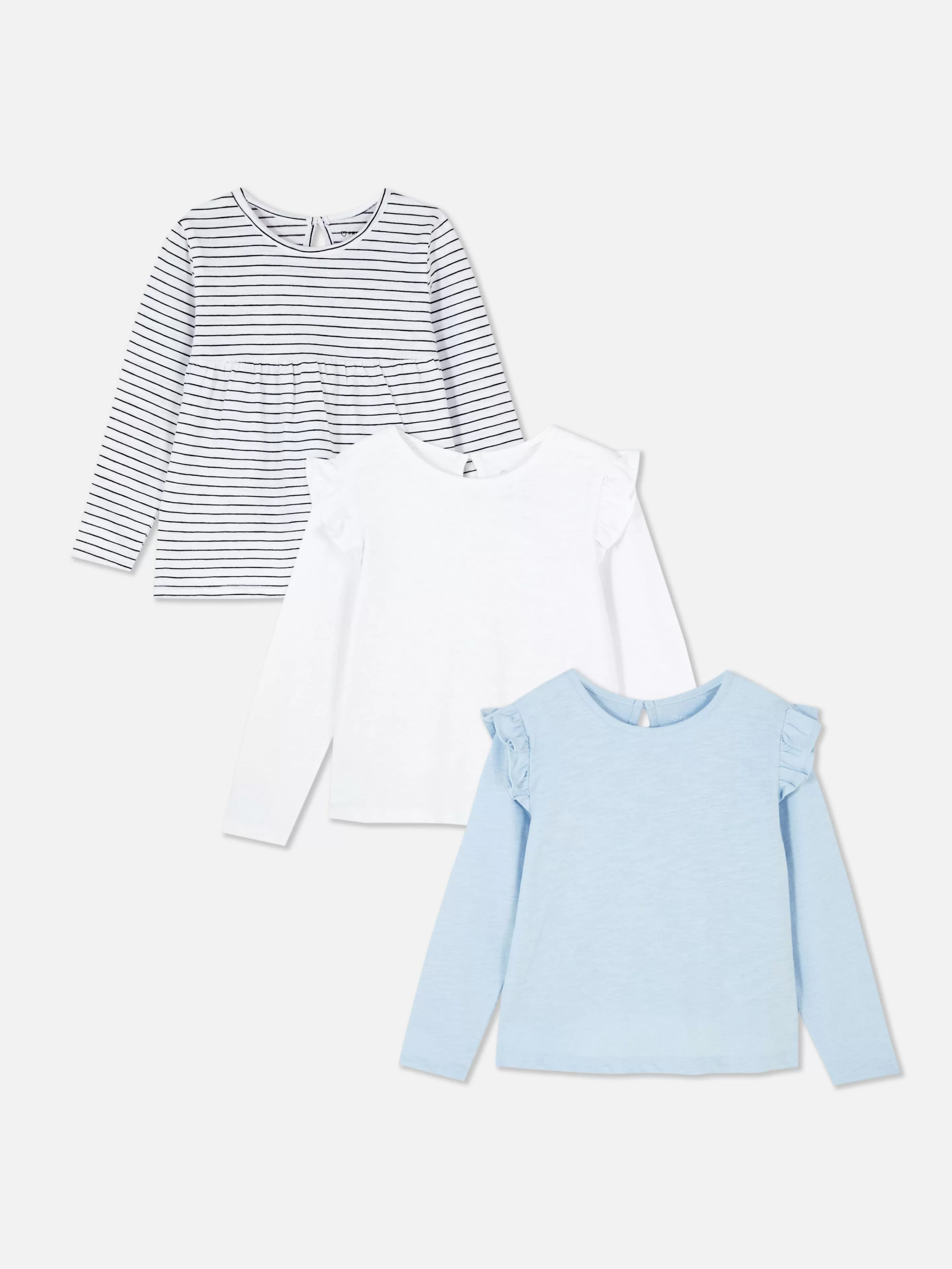 Lot De 3 T-shirts à Manches Longues-Primark Fashion