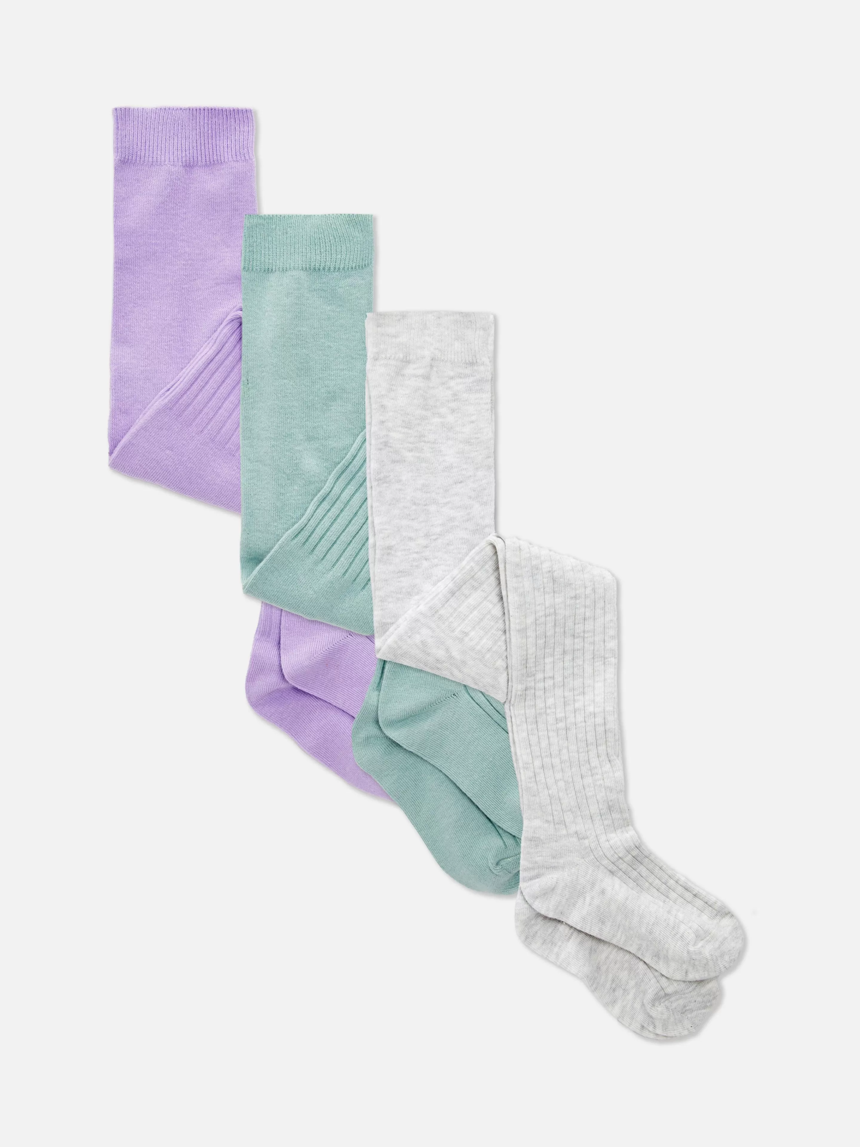 Lot De 3 collants Côtelés Variés-Primark Best Sale