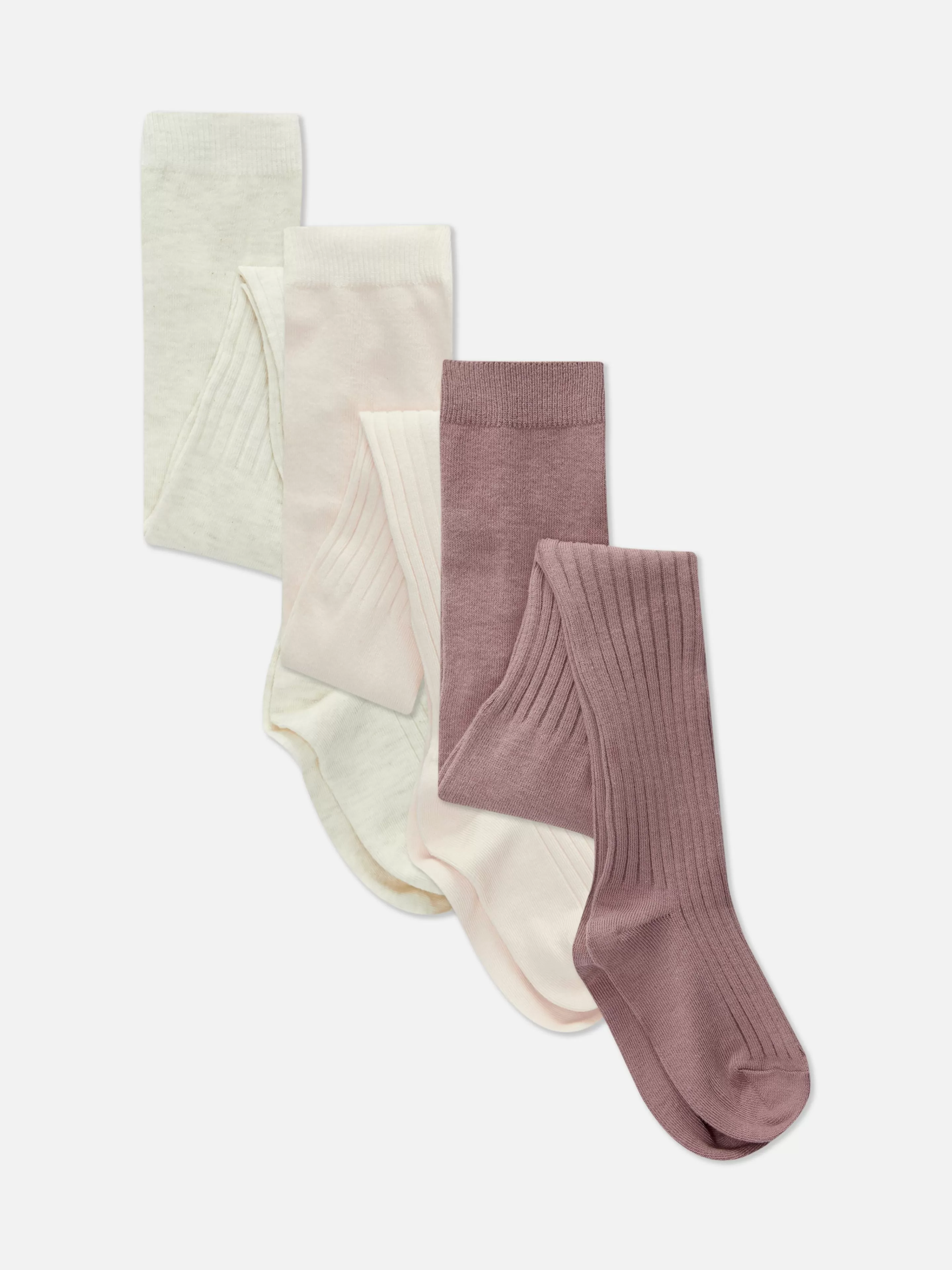 Lot De 3 collants Côtelés Variés-Primark Cheap