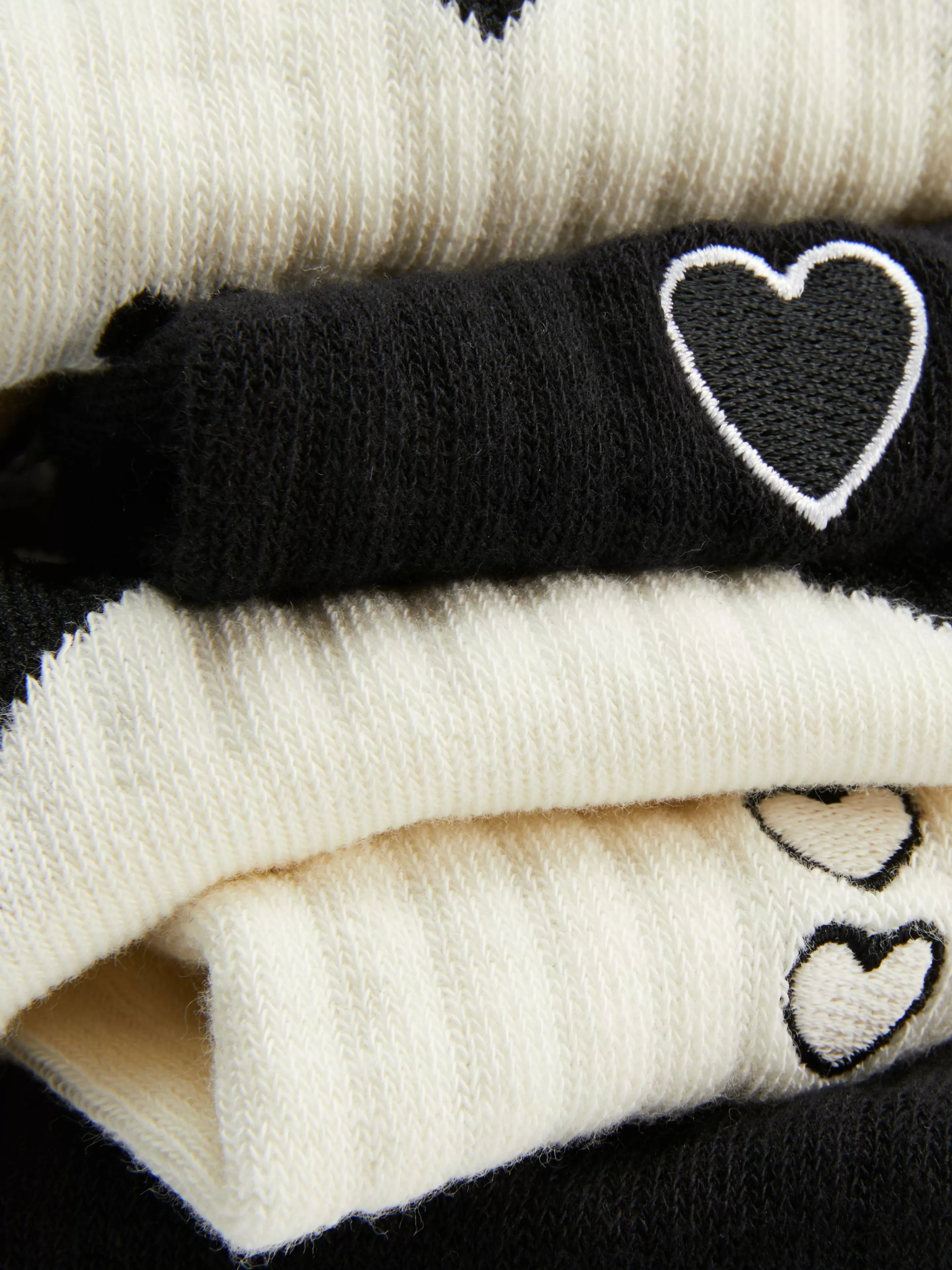 Lot De 5 paires De Chaussettes à Motif Cœur-Primark Sale