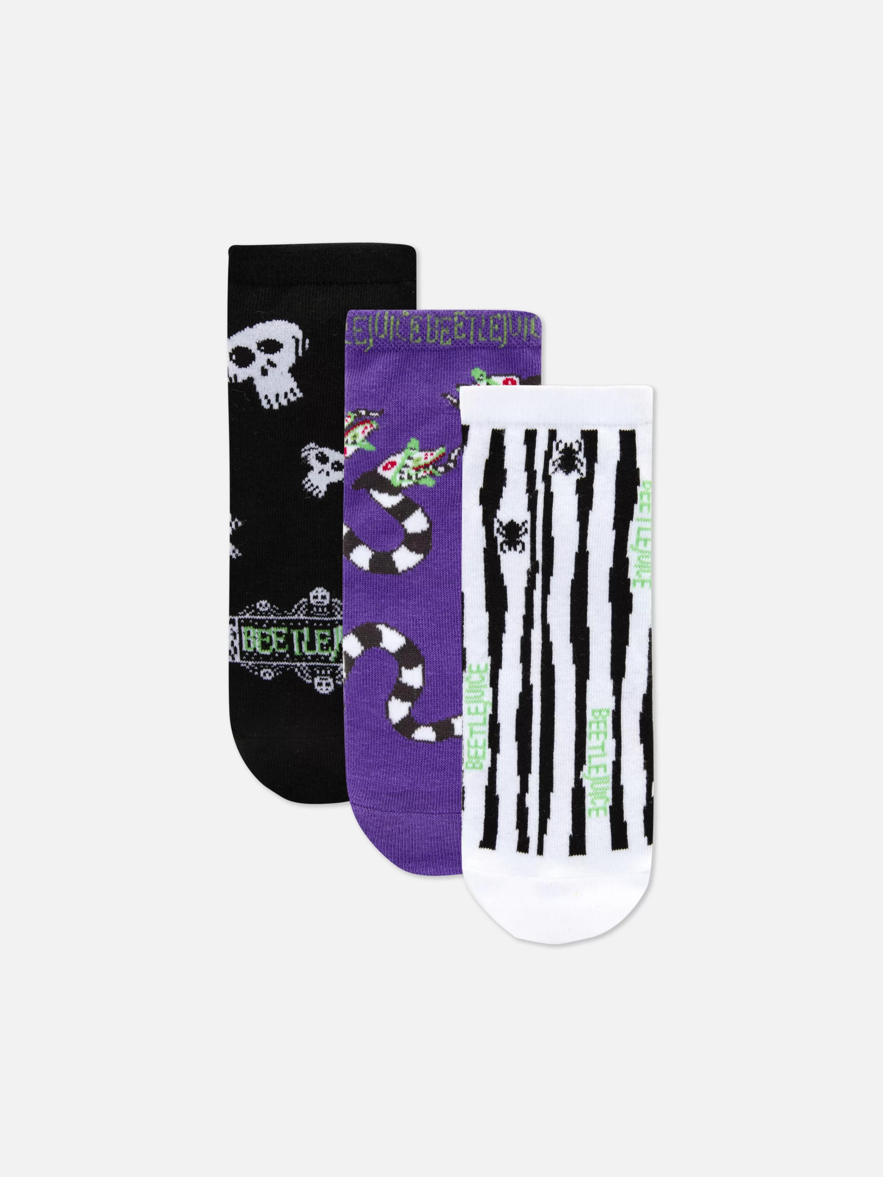 Lot De 3 paires De Chaussettes Basses Beetlejuice-Primark Best