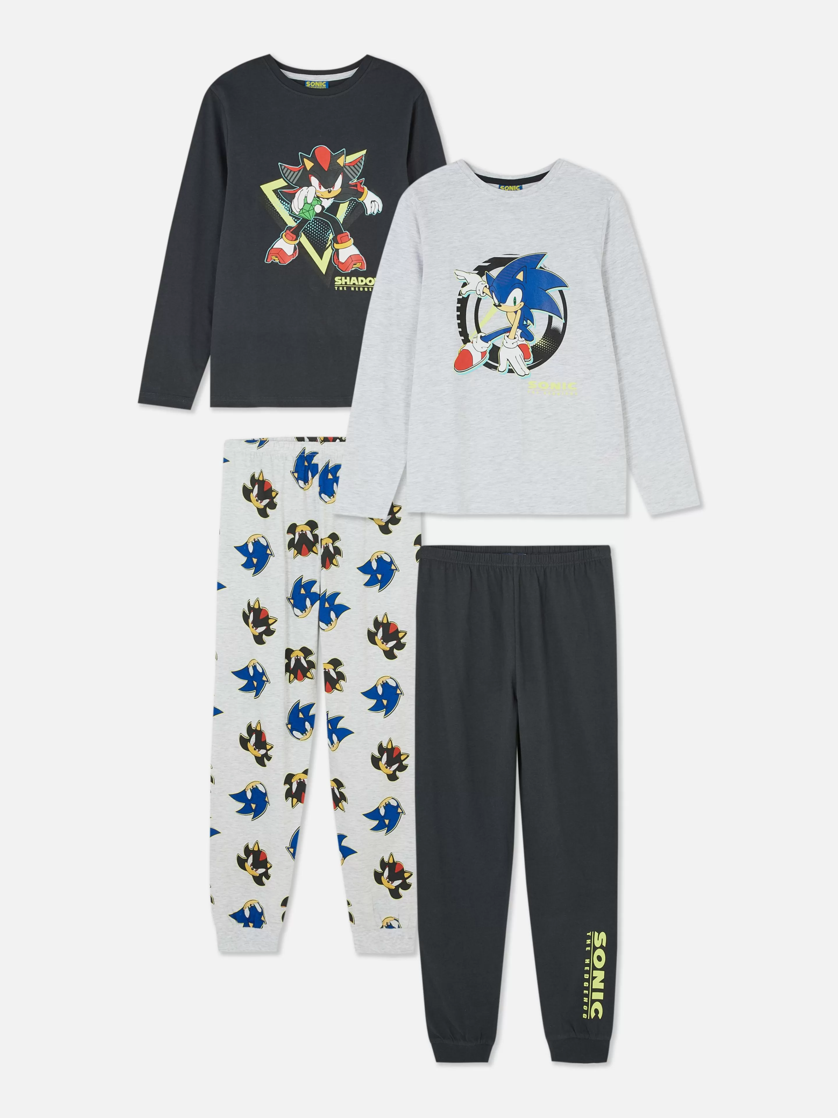 Lot De 2 pyjamas Sonic Le Hérisson Et Shadow-Primark Sale