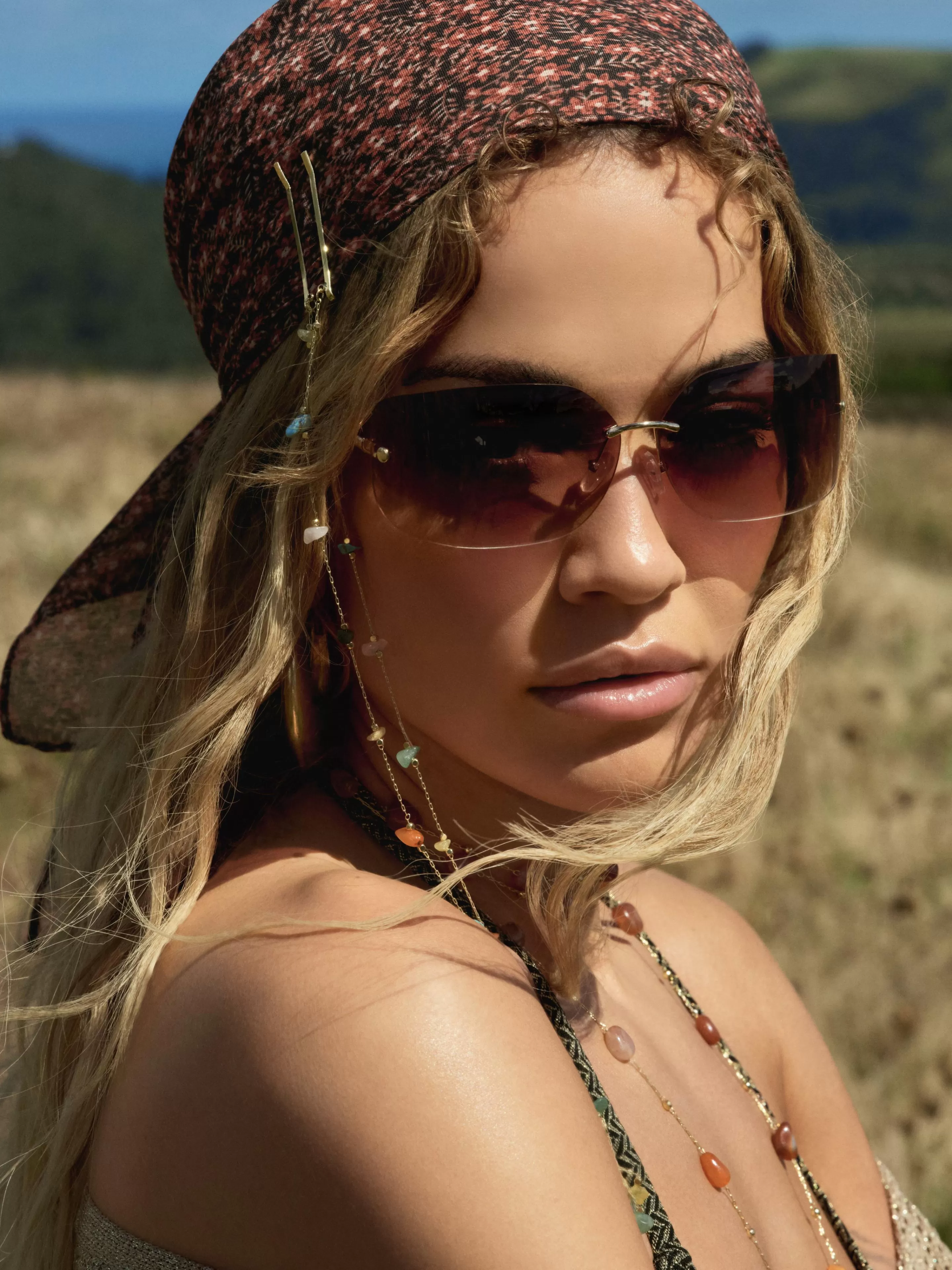 Lunettes De Soleil Incurvées Sans Monture Rita Ora-Primark Outlet