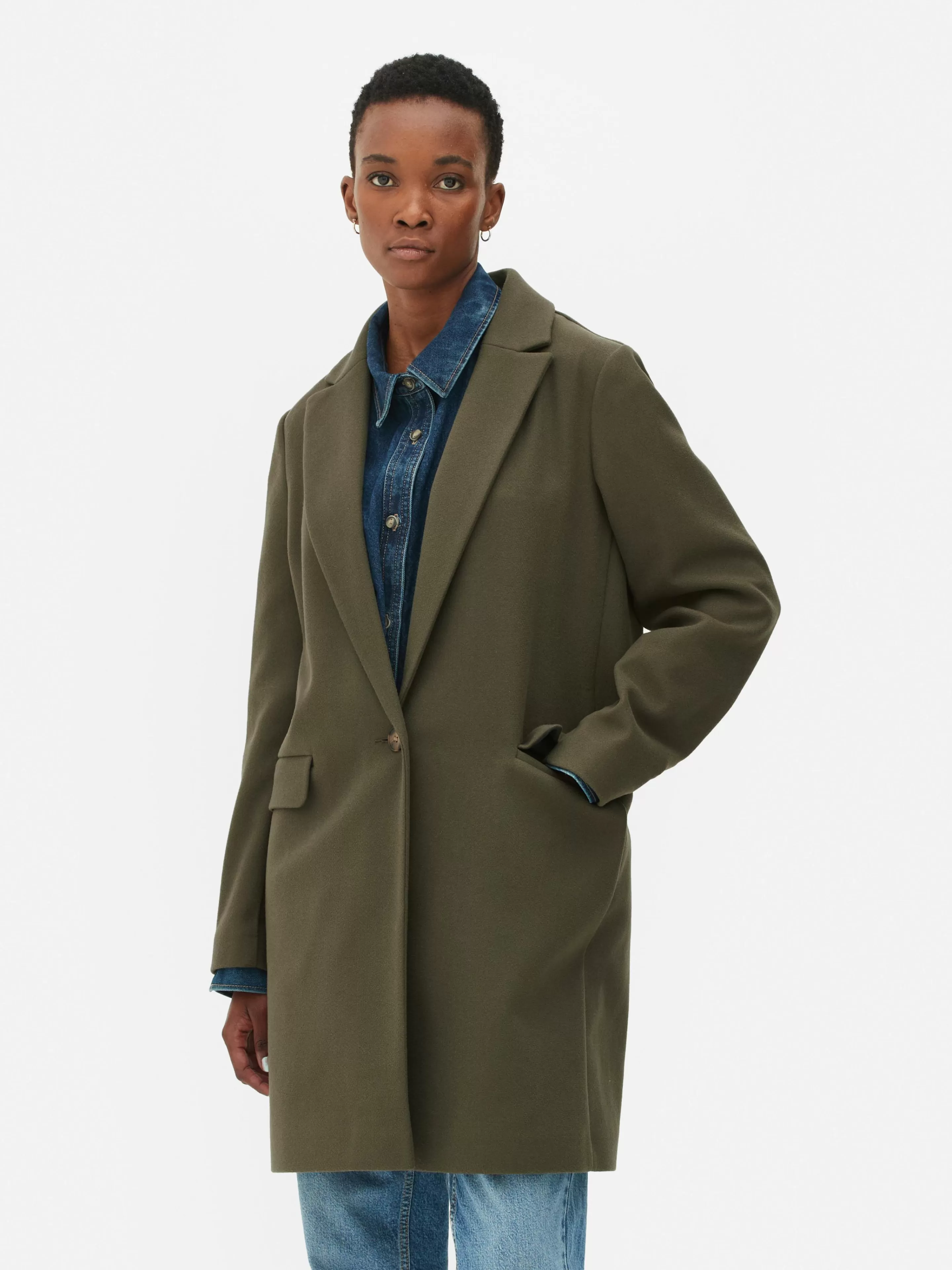 Manteau à Boutonnage Simple Classique-Primark New