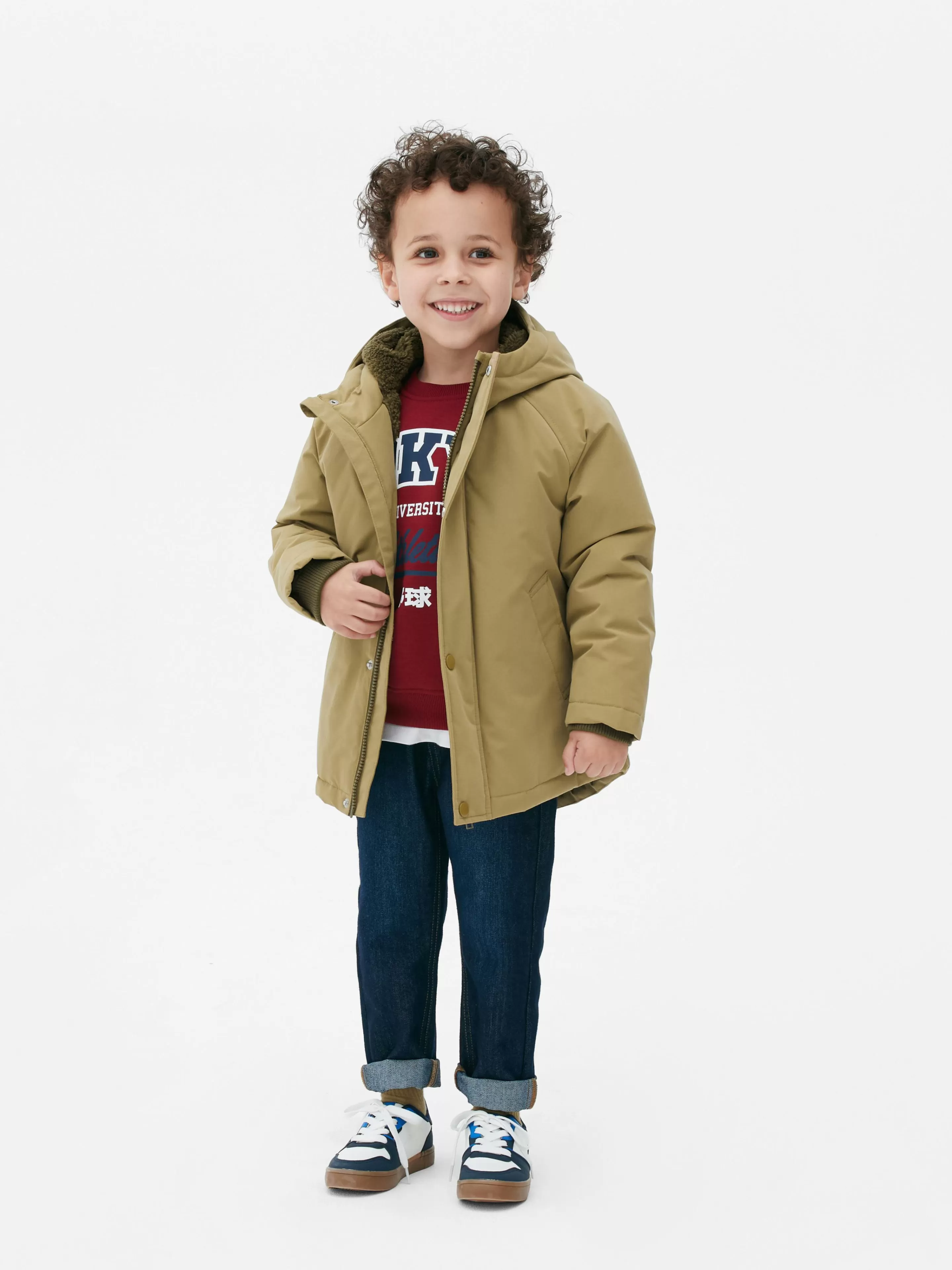 Manteau Doublé Et Duveteux à Boutons-Primark Cheap