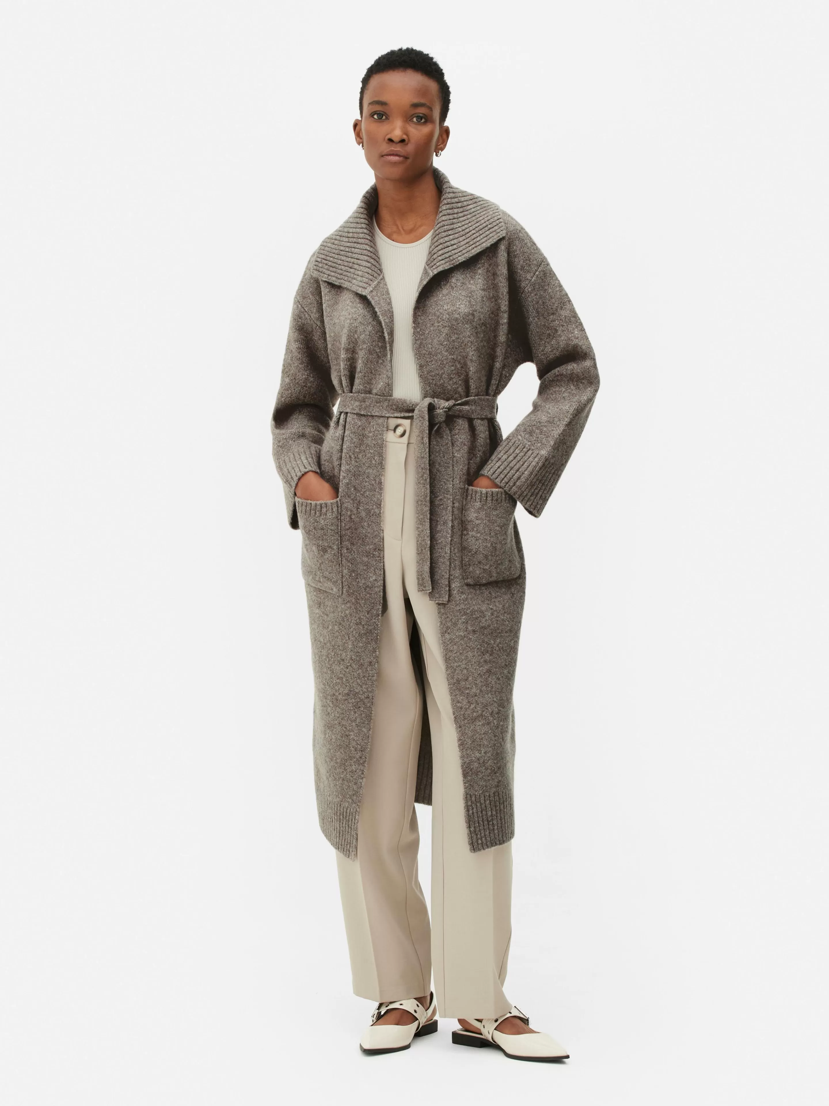 Manteau-cardigan Long Tricoté-Primark Best