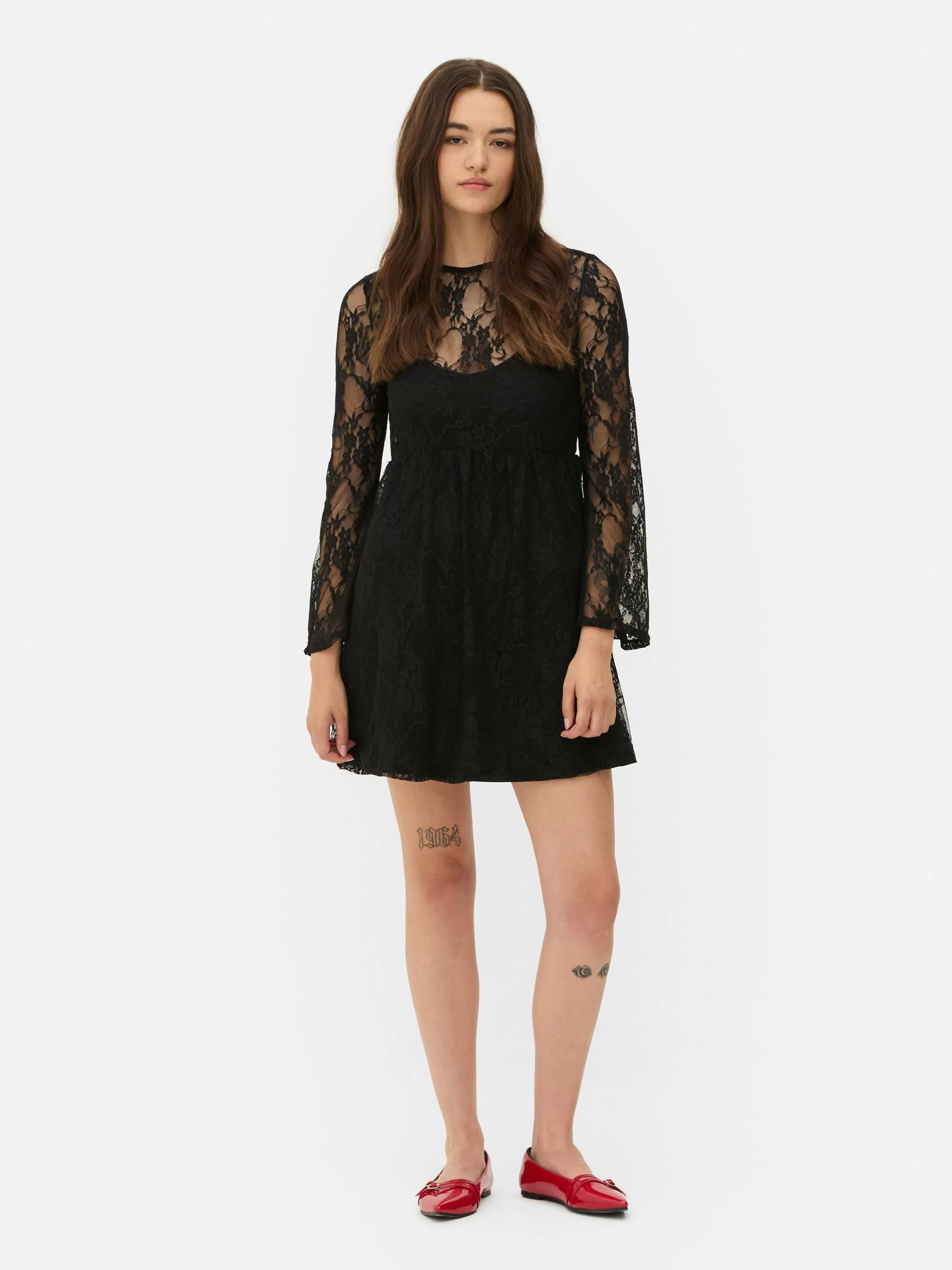 Mini Robe En Dentelle Beetlejuice X Colleen Atwood-Primark Hot