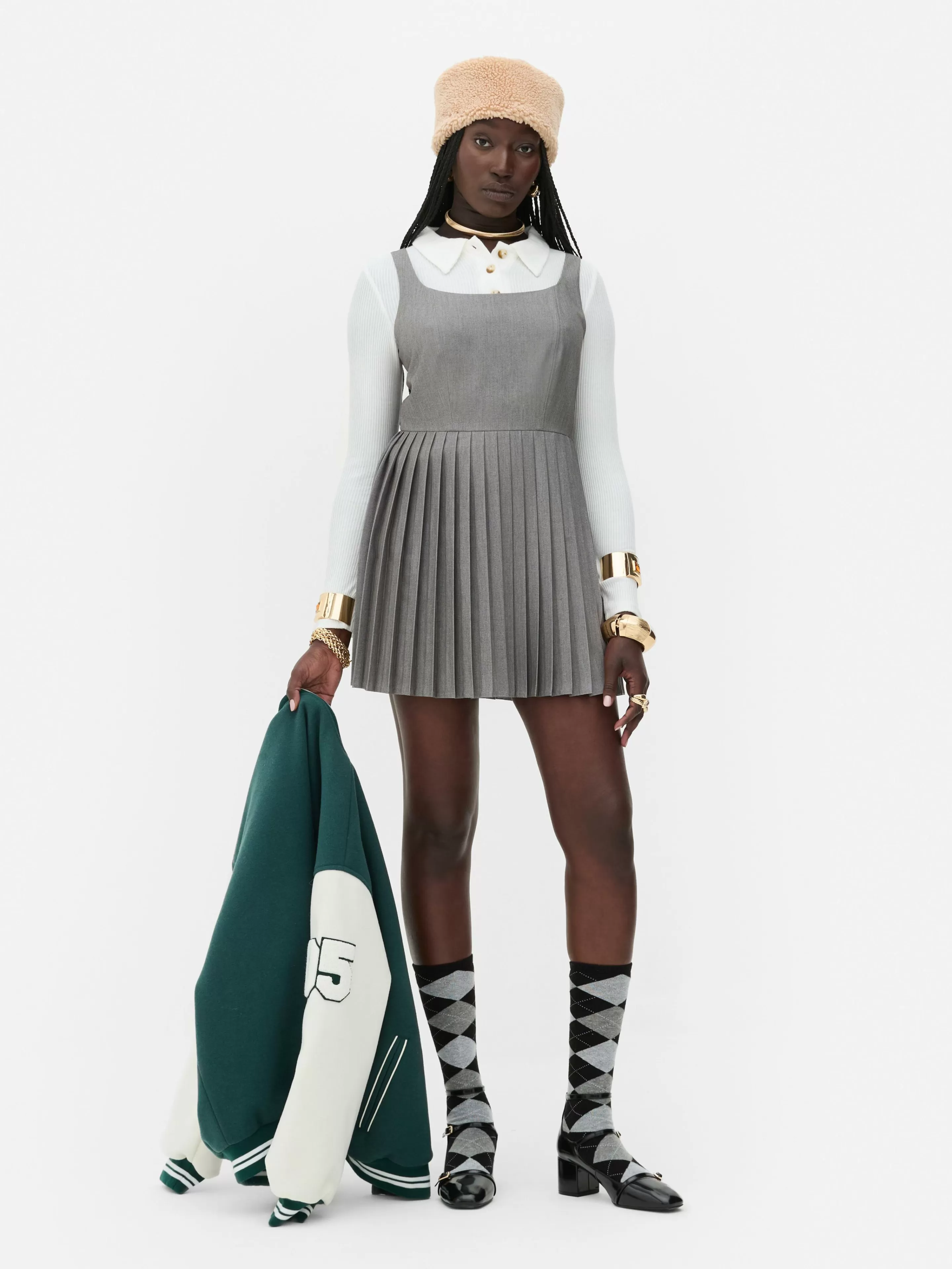 Mini Robe Patineuse Plissée Rita Ora-Primark Discount