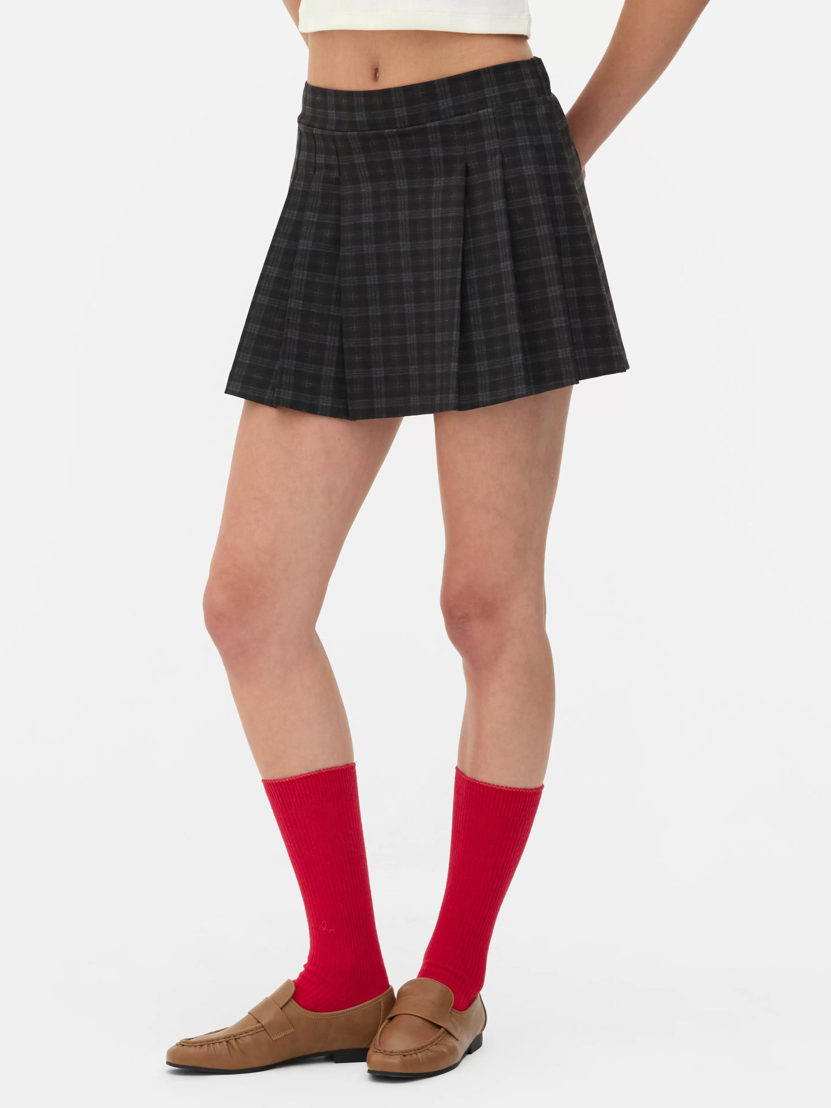Mini-jupe à Carreaux Rita Ora à Coordonner-Primark Outlet