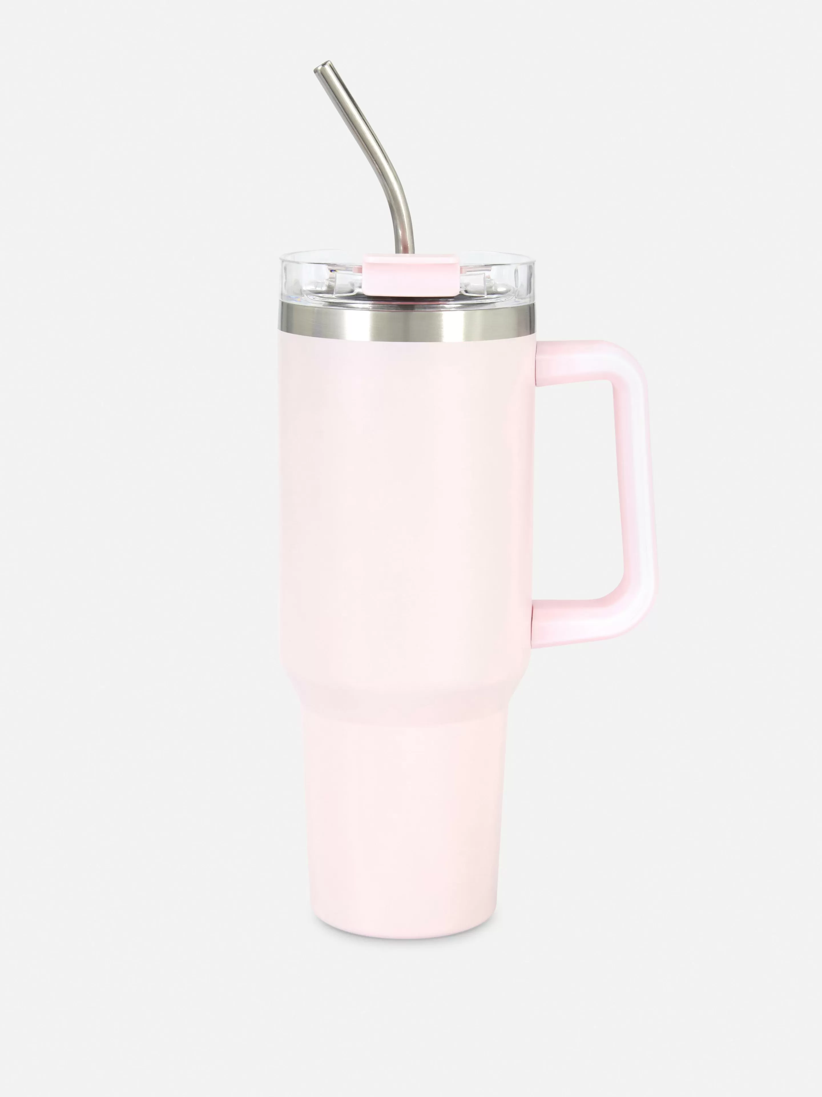 Mug Isotherme En Acier Inoxydable Avec Paille 1,13 l-Primark Cheap
