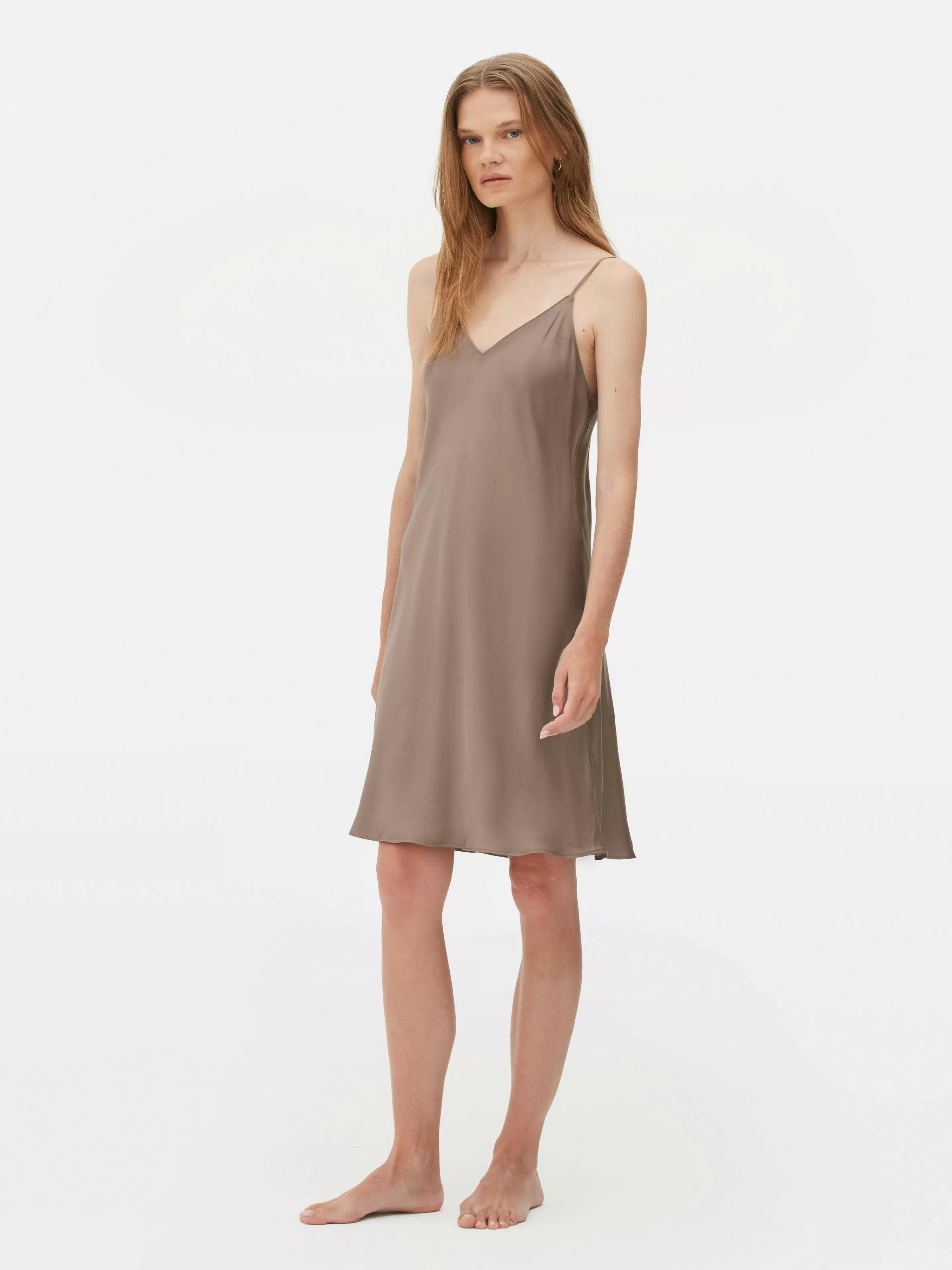 Nuisette En Satin à Col En V-Primark Best Sale