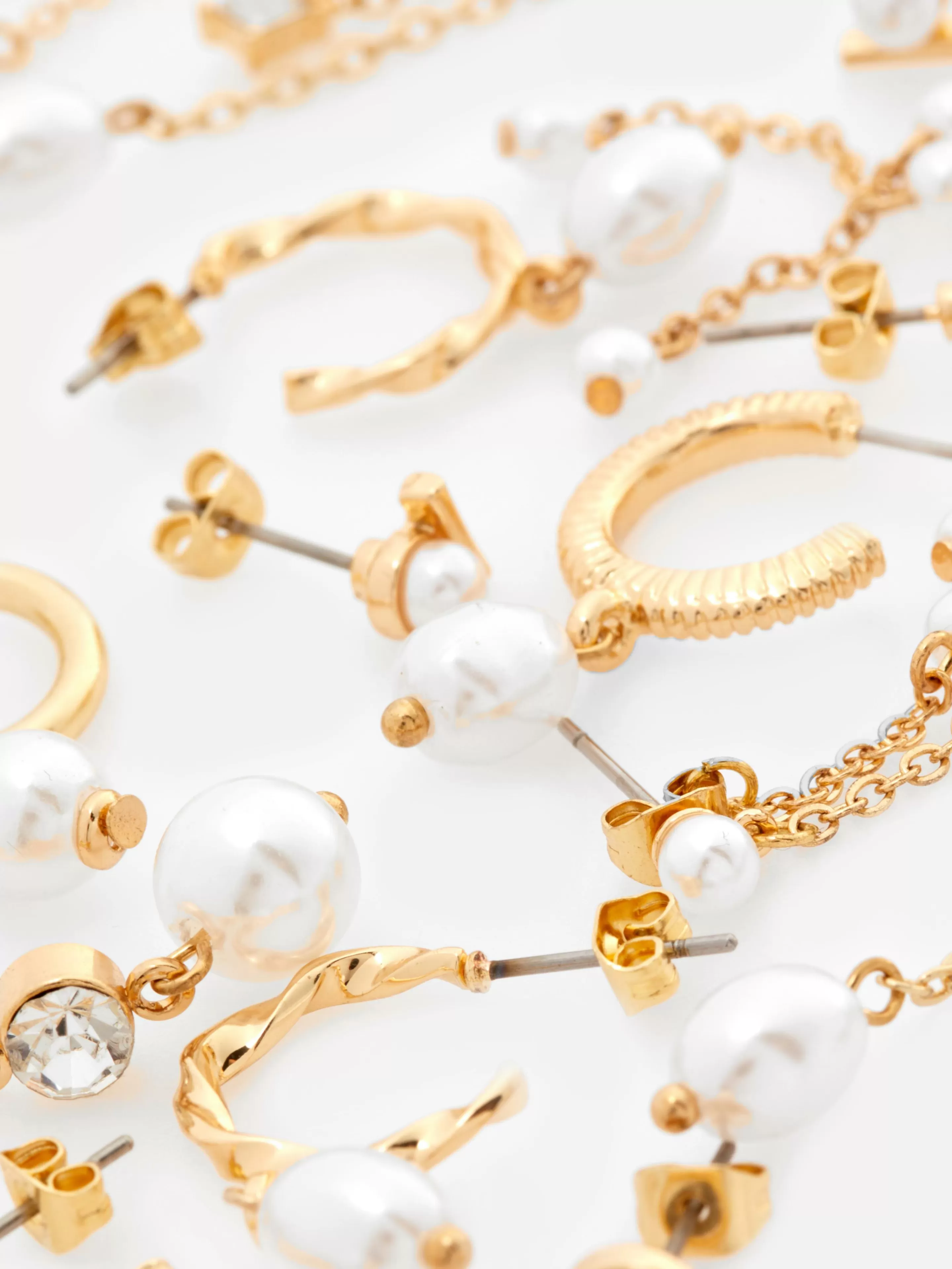 9 paires De Boucles D'oreilles à Fausses Perles-Primark Fashion