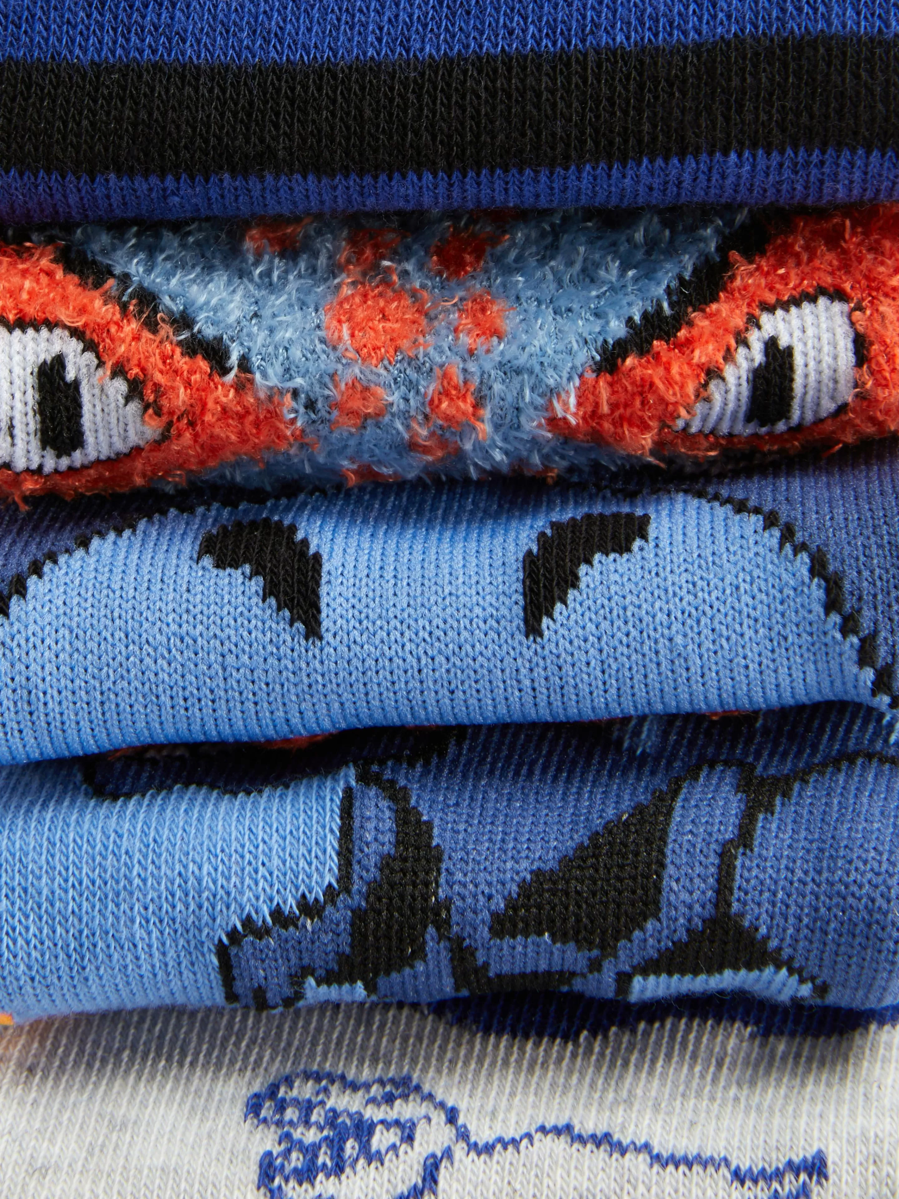 5 Paires De Socquettes Fantaisie à Motif Dinosaure-Primark Sale