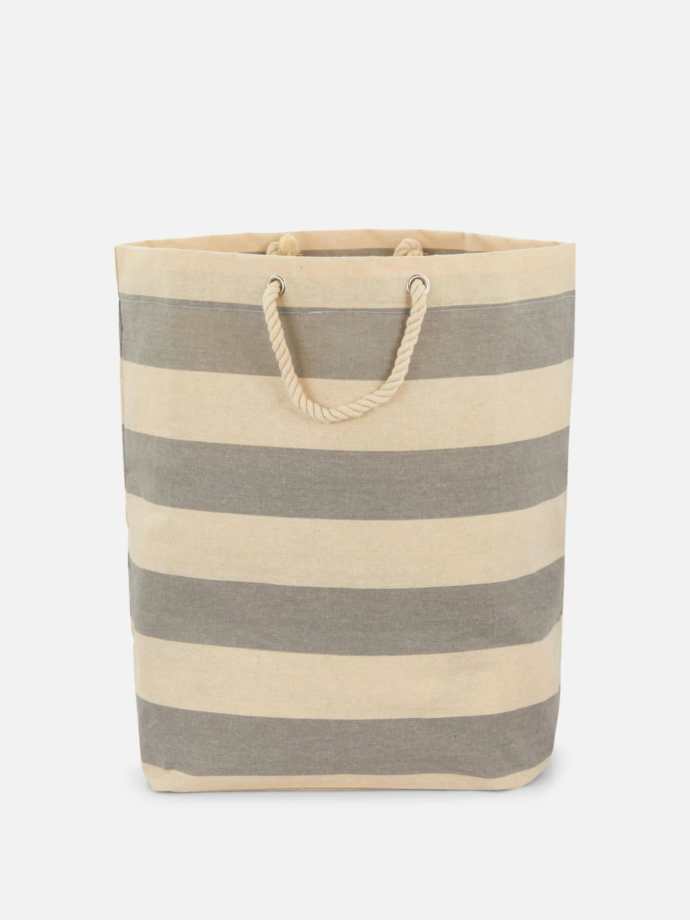 Panier à Linge En Toile Rayée-Primark Shop