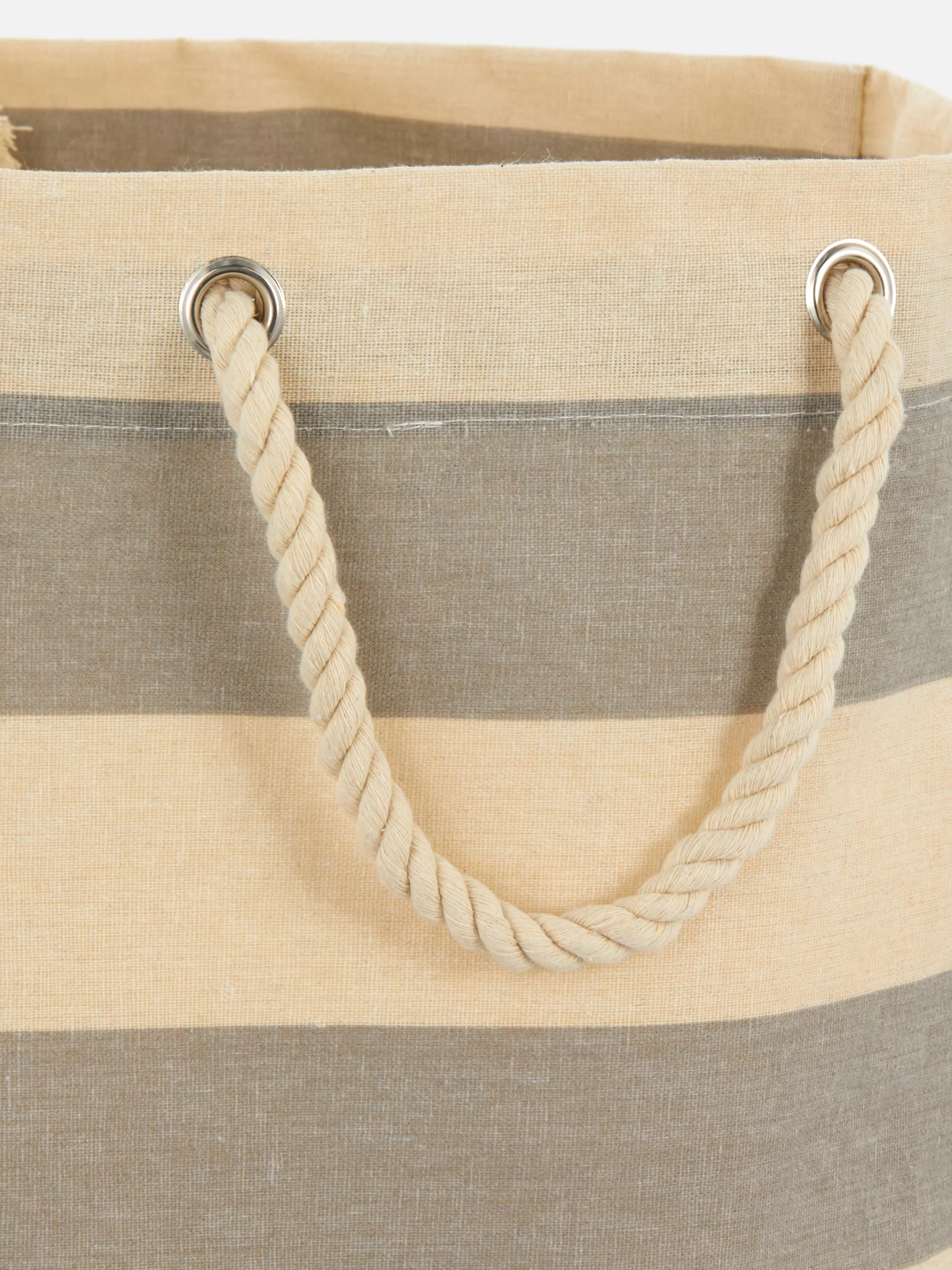 Panier à Linge En Toile Rayée-Primark Shop