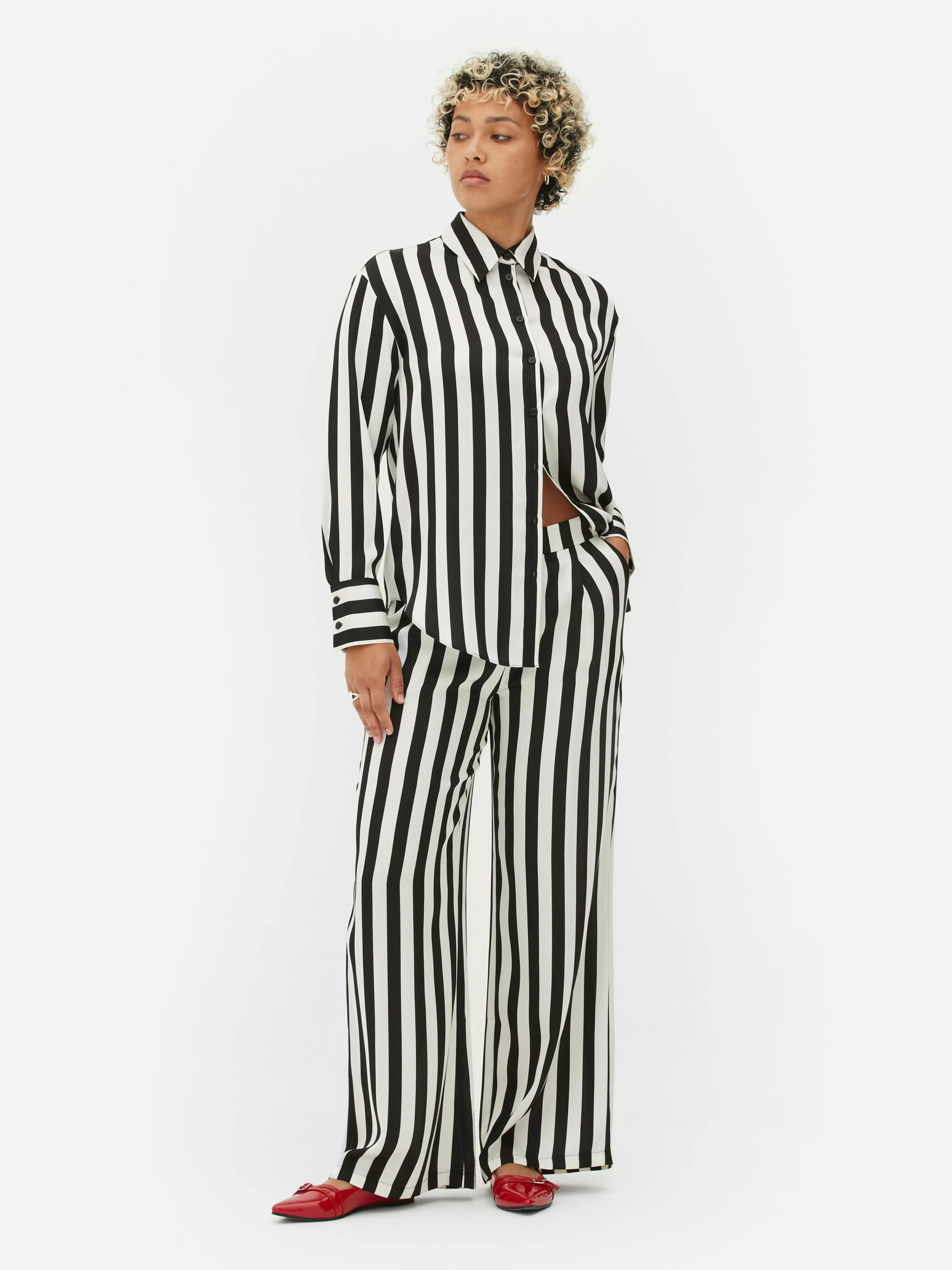 Pantalon à Rayures Beetlejuice X Colleen Atwood-Primark Store