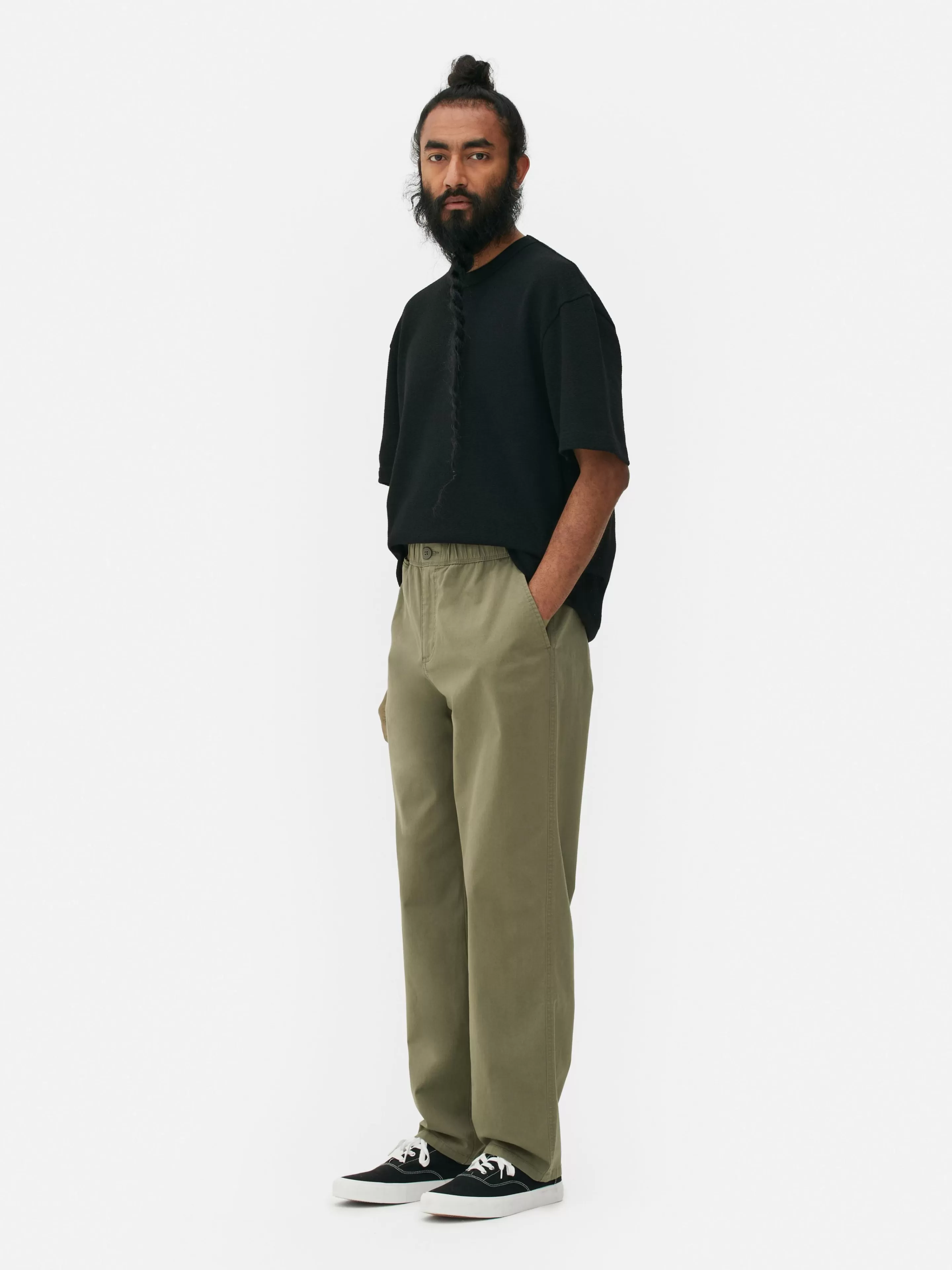 Pantalon à Taille élastique-Primark Outlet