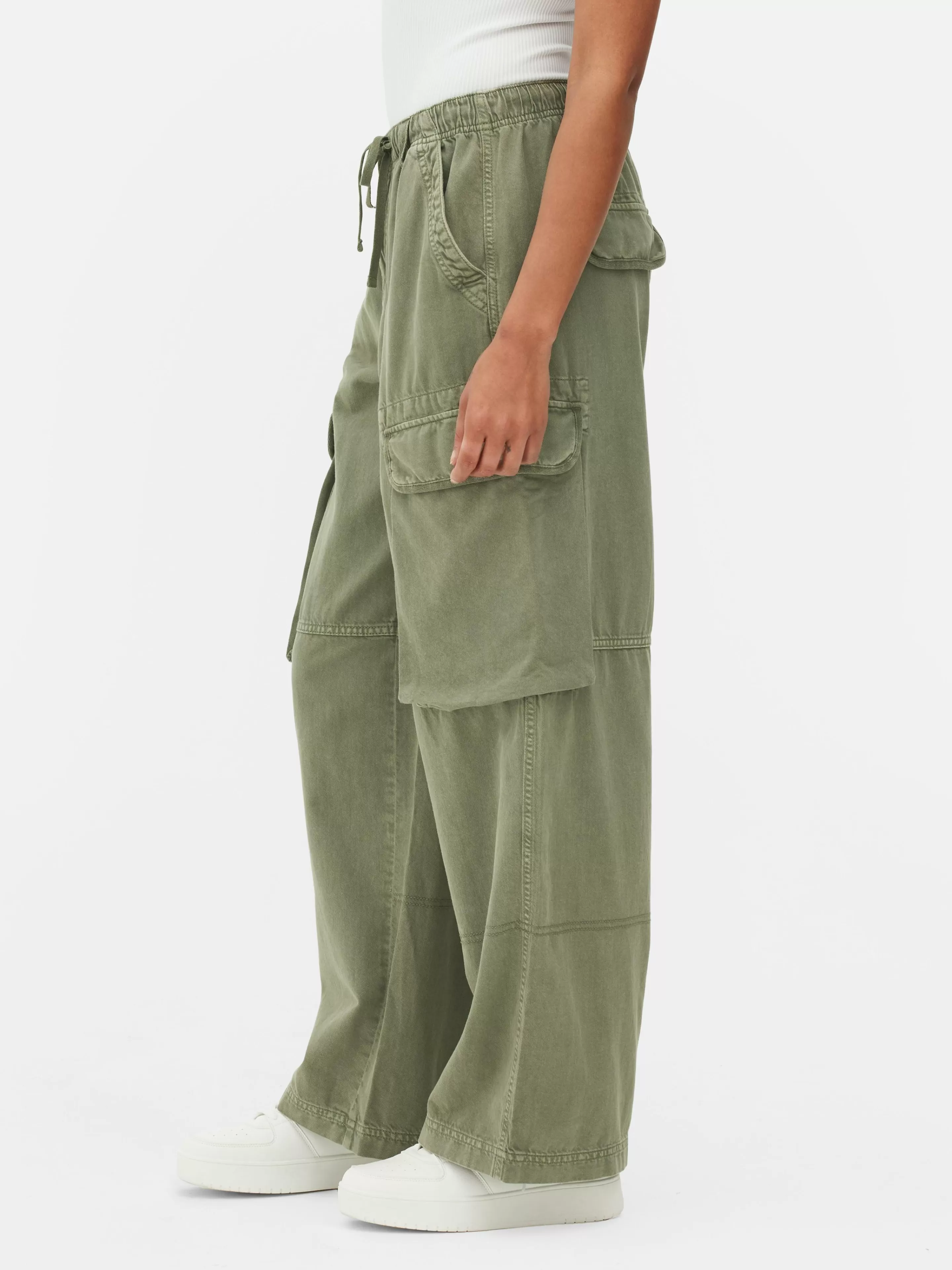 Pantalon Cargo à Nouer à La Taille-Primark Store