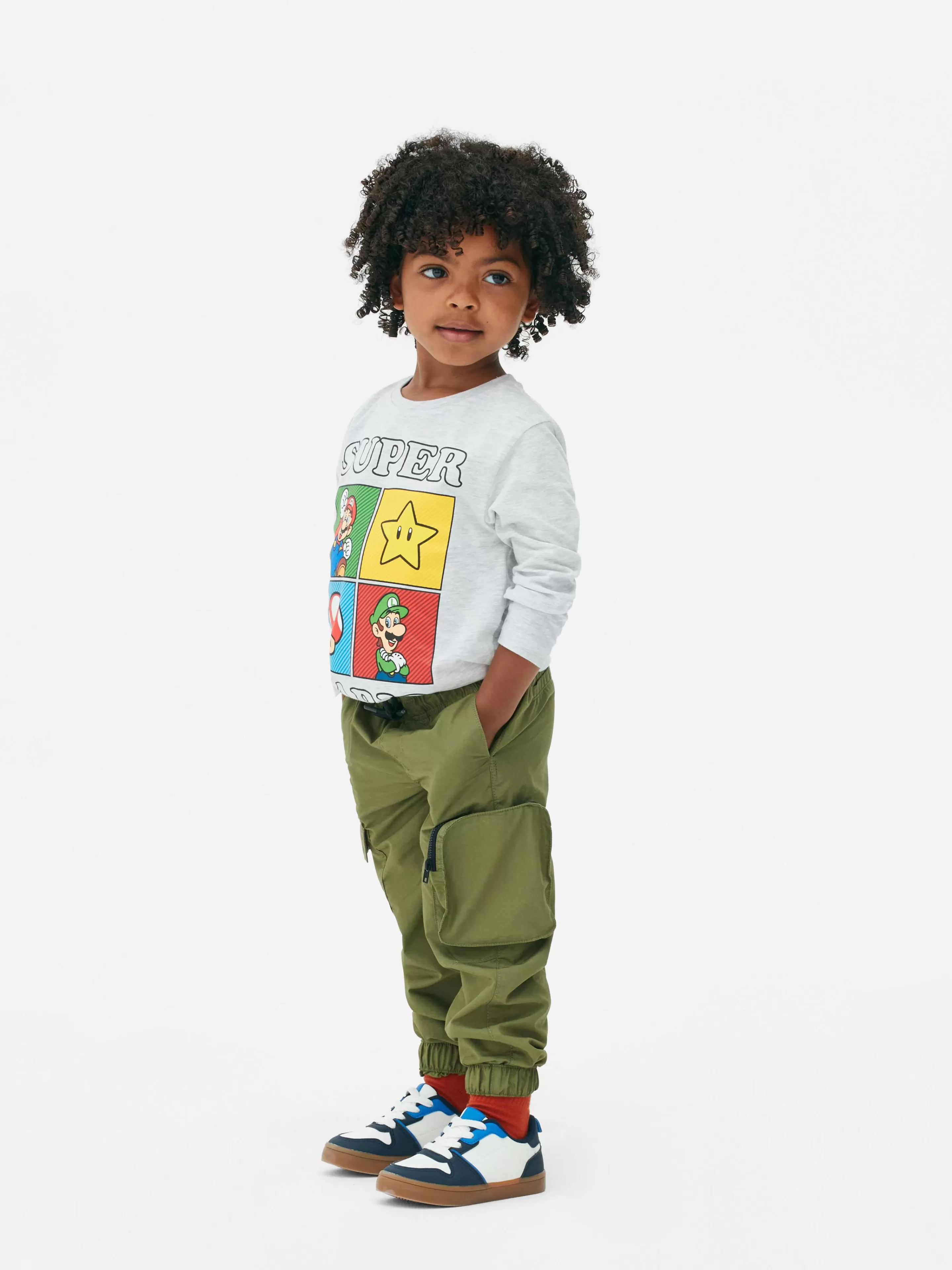 Pantalon Cargo Avec Cordon De Serrage-Primark Fashion