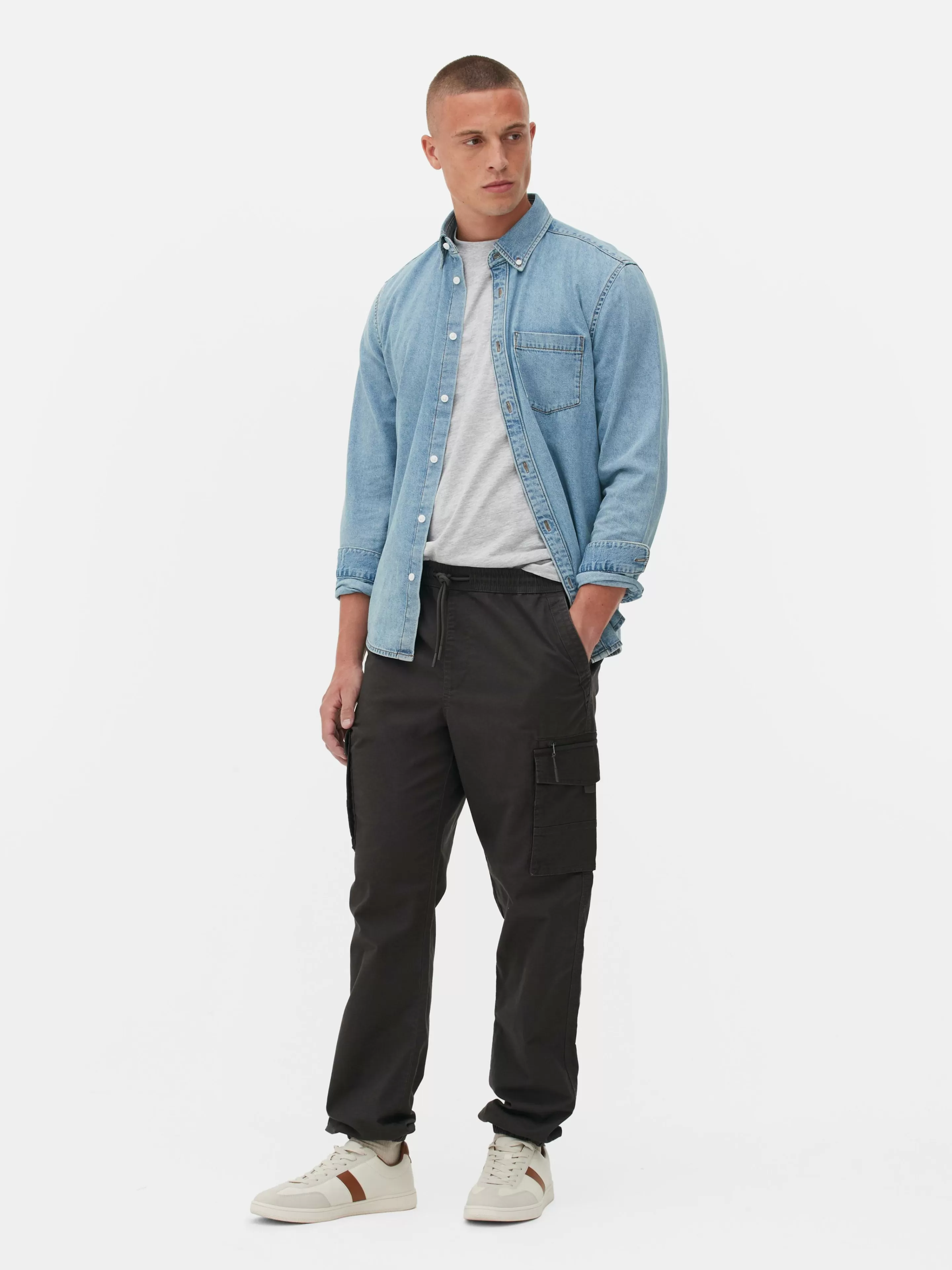 Pantalon Cargo Décontracté Resserré Aux Chevilles-Primark Discount