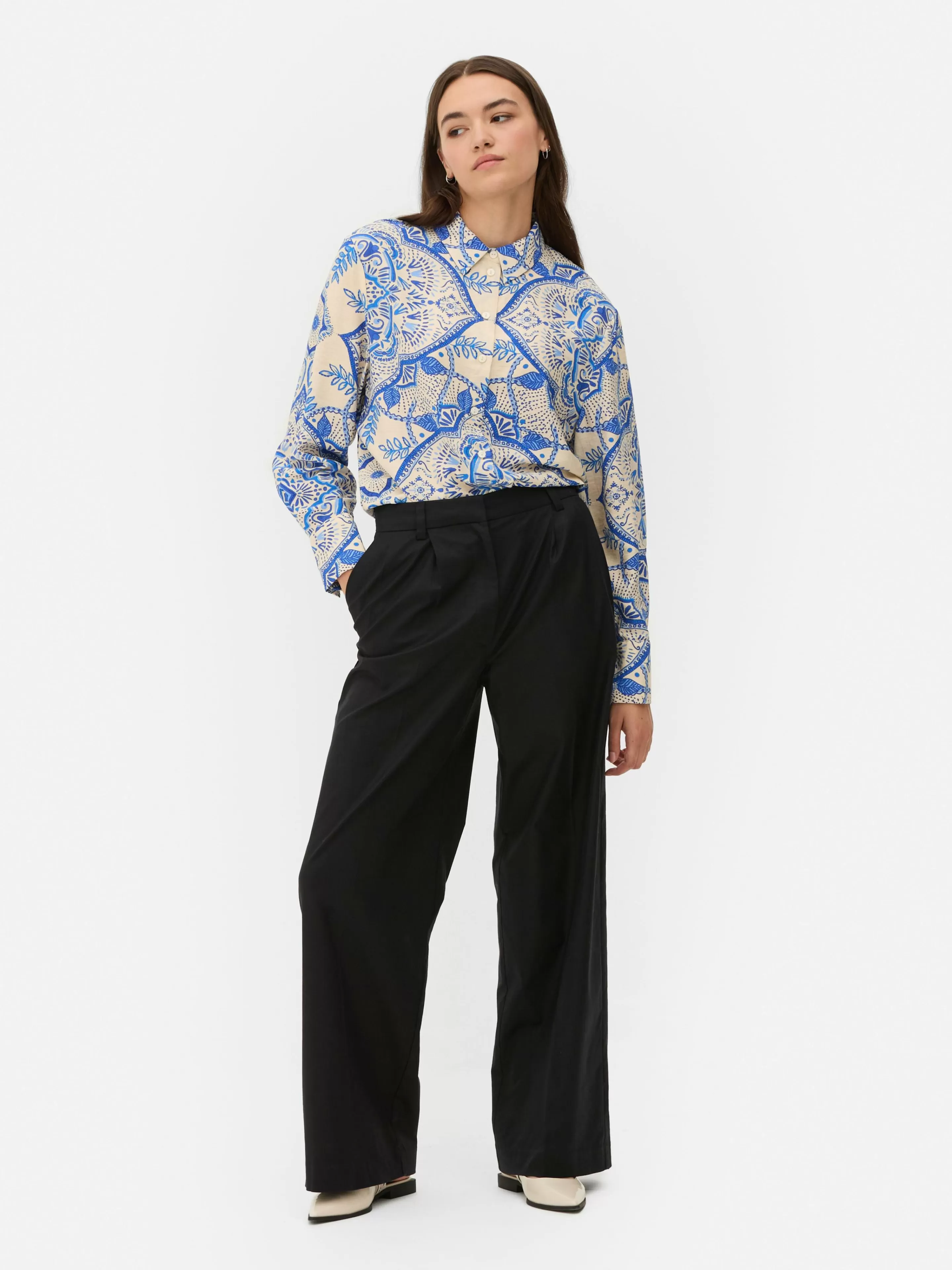 Pantalon Chino Large-Primark Store