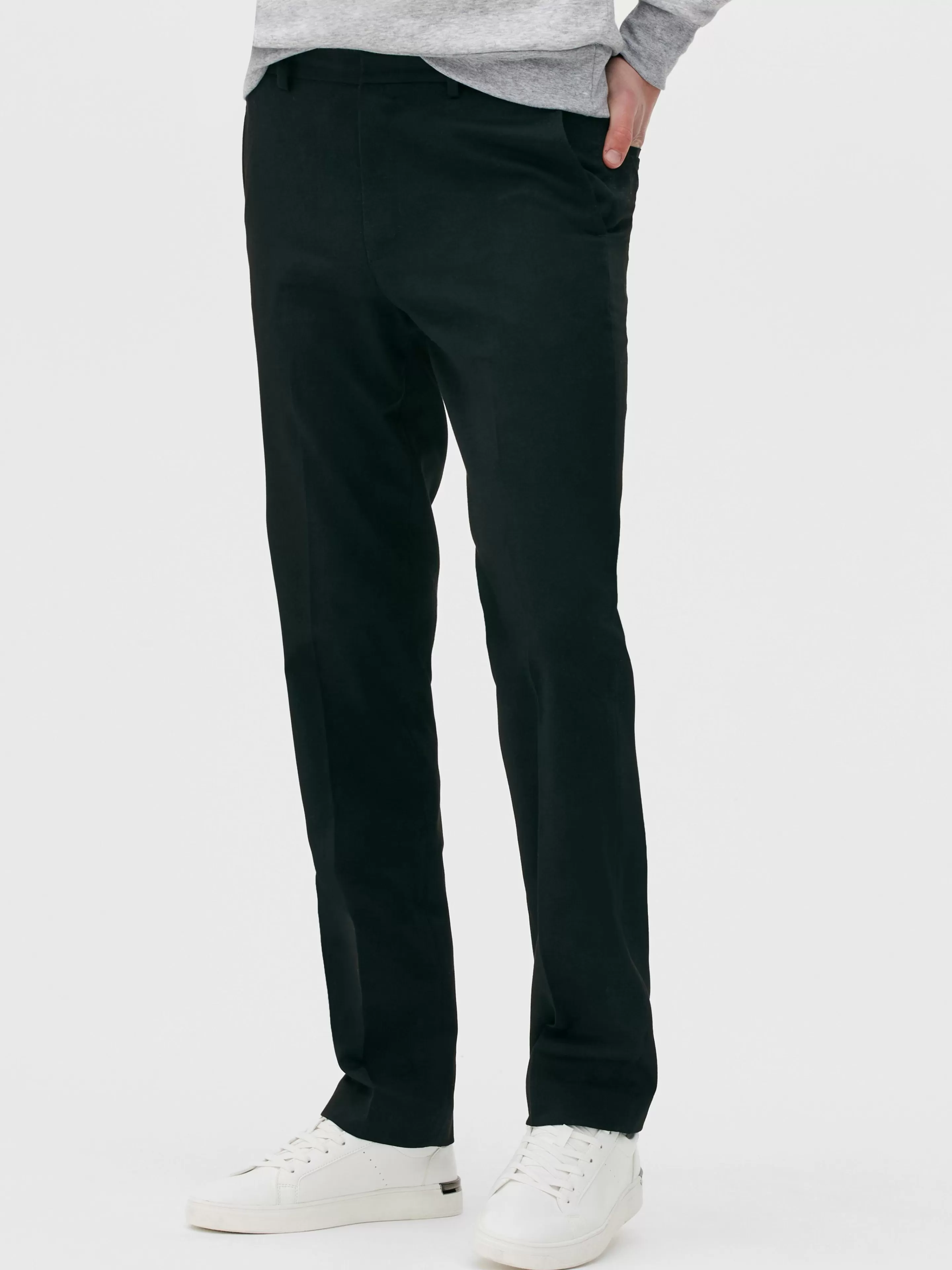 Pantalon En Sergé Coupe Droite-Primark New