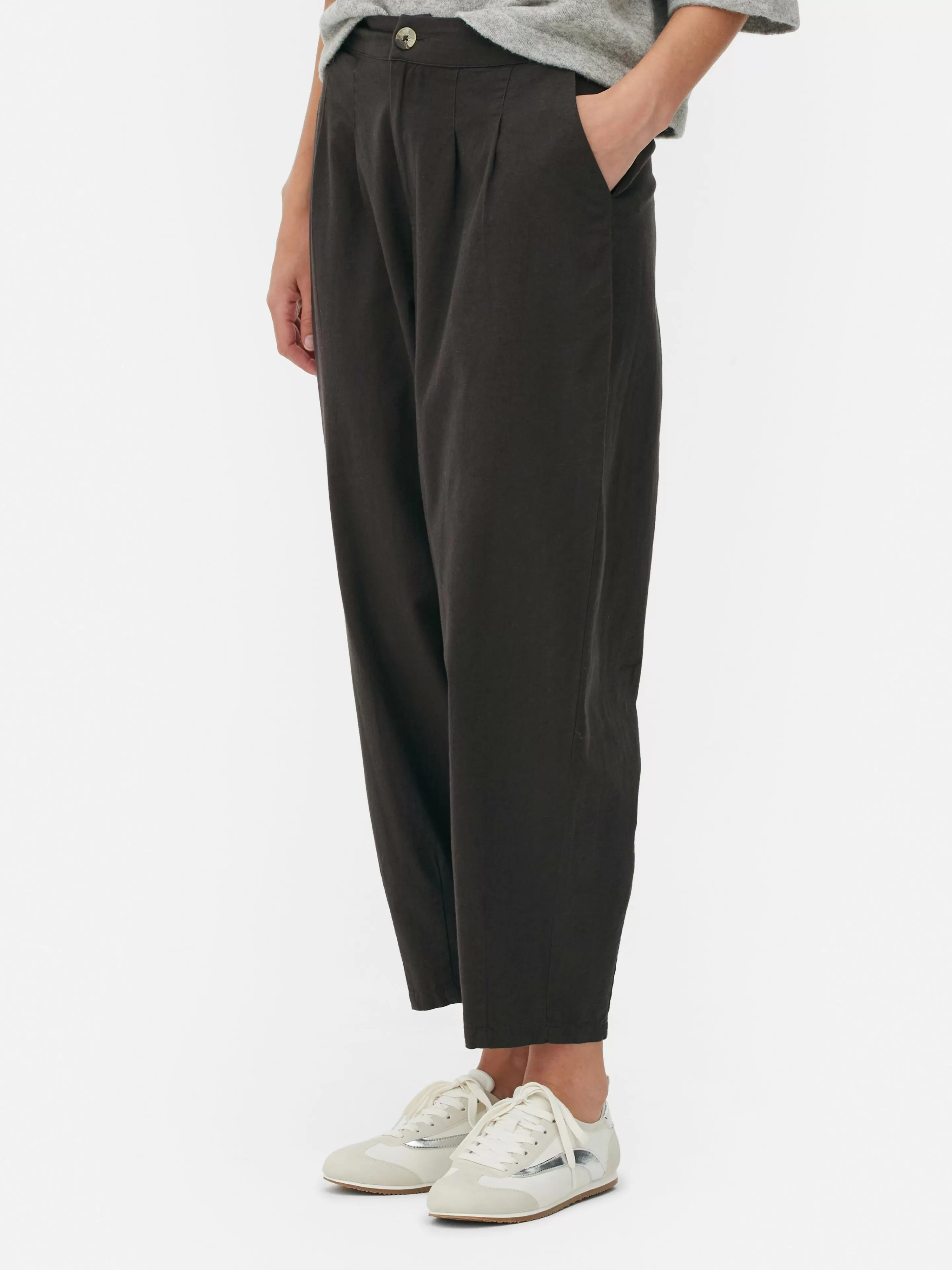 Pantalon Fuselé Plissé-Primark Fashion