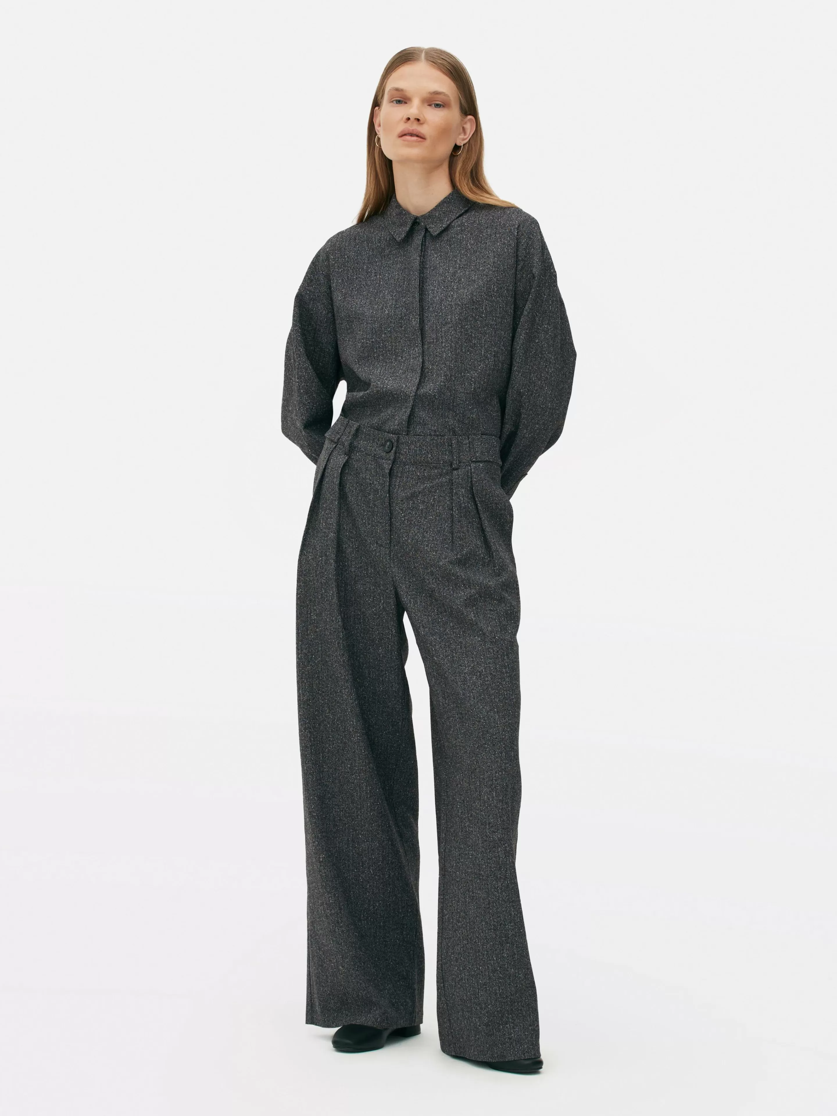 Pantalon Large Moucheté à Coordonner The Edit-Primark Clearance