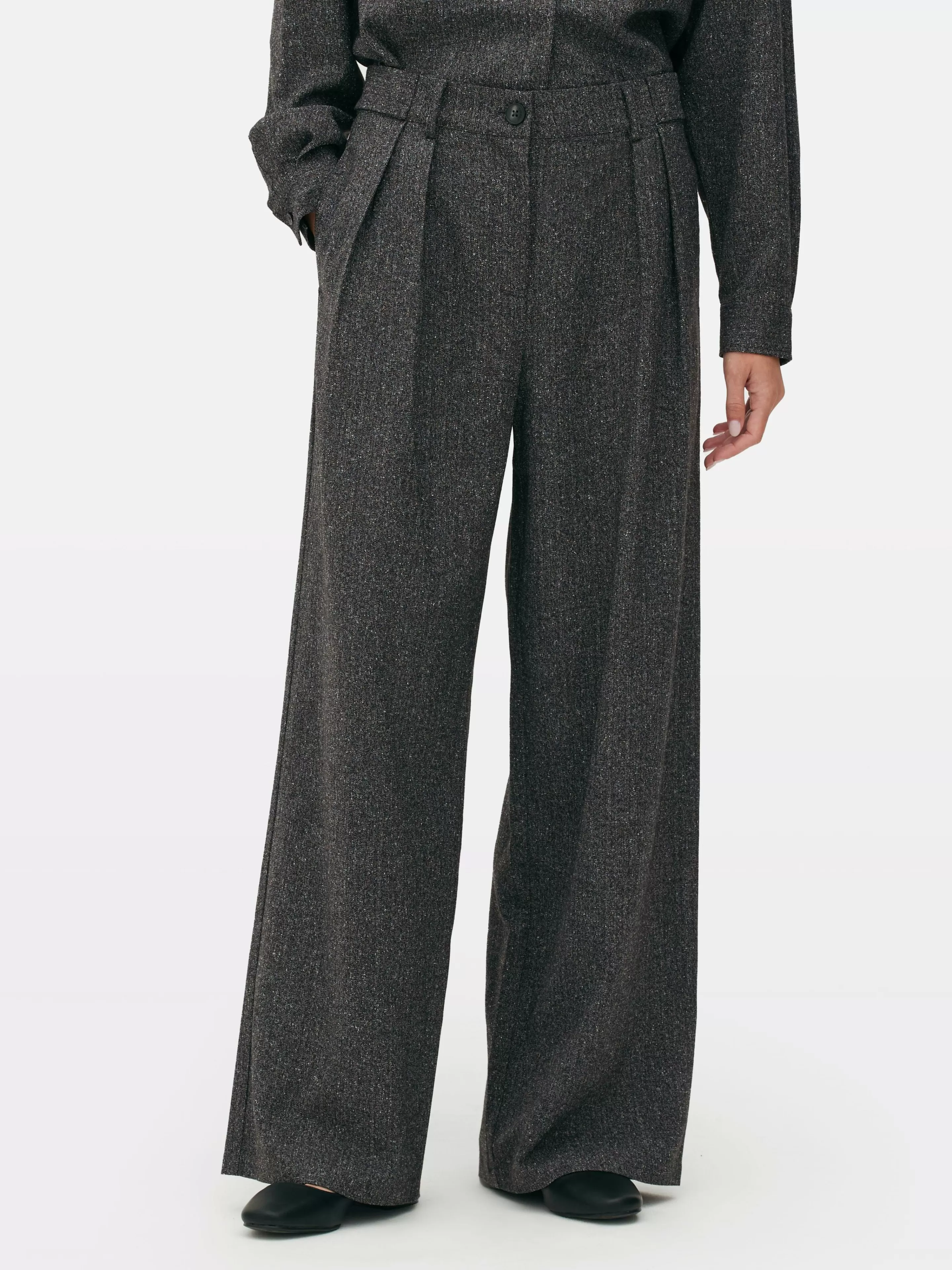 Pantalon Large Moucheté à Coordonner The Edit-Primark Clearance