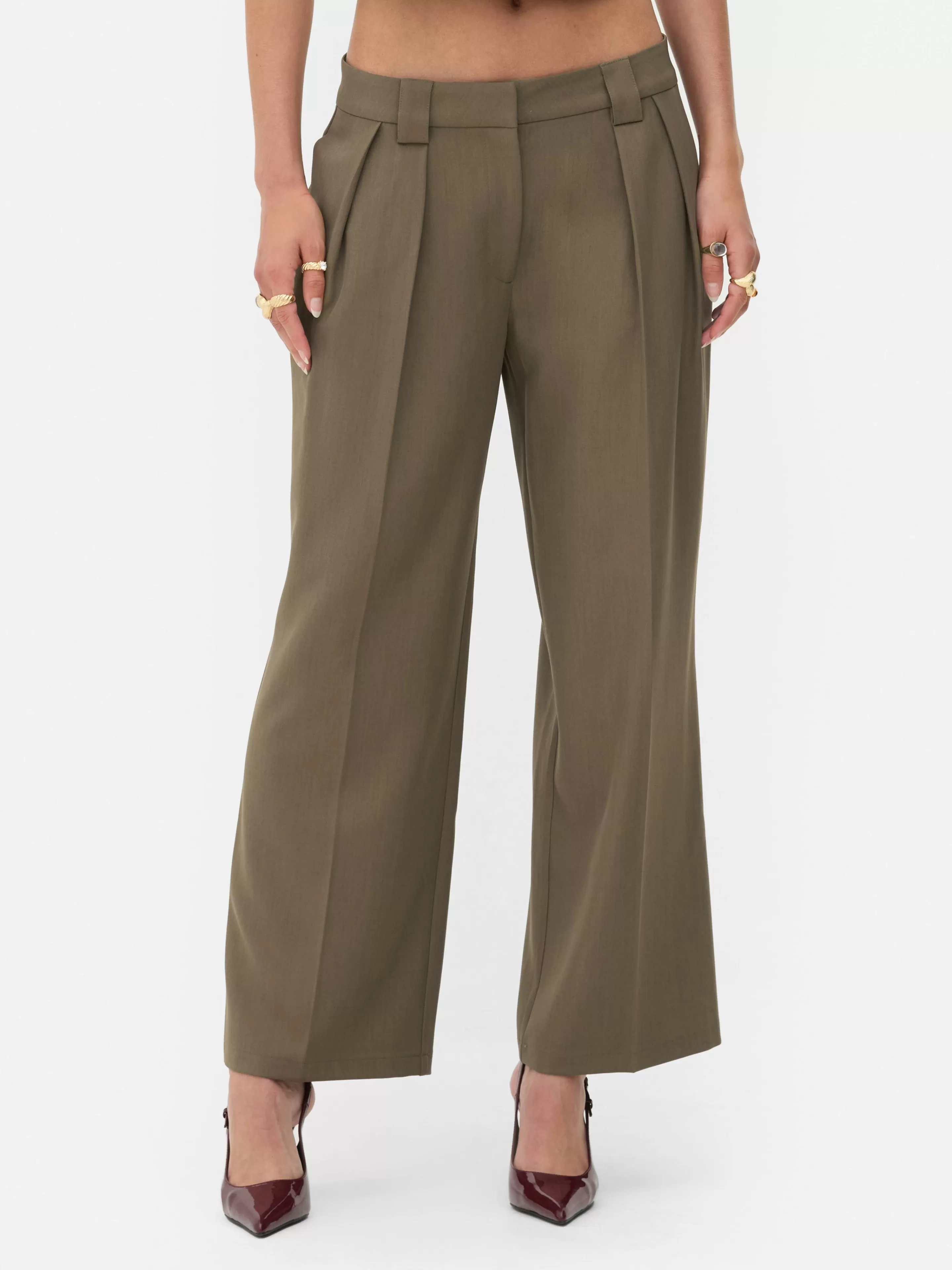 Pantalon Large Plissé Rita Ora-Primark Cheap