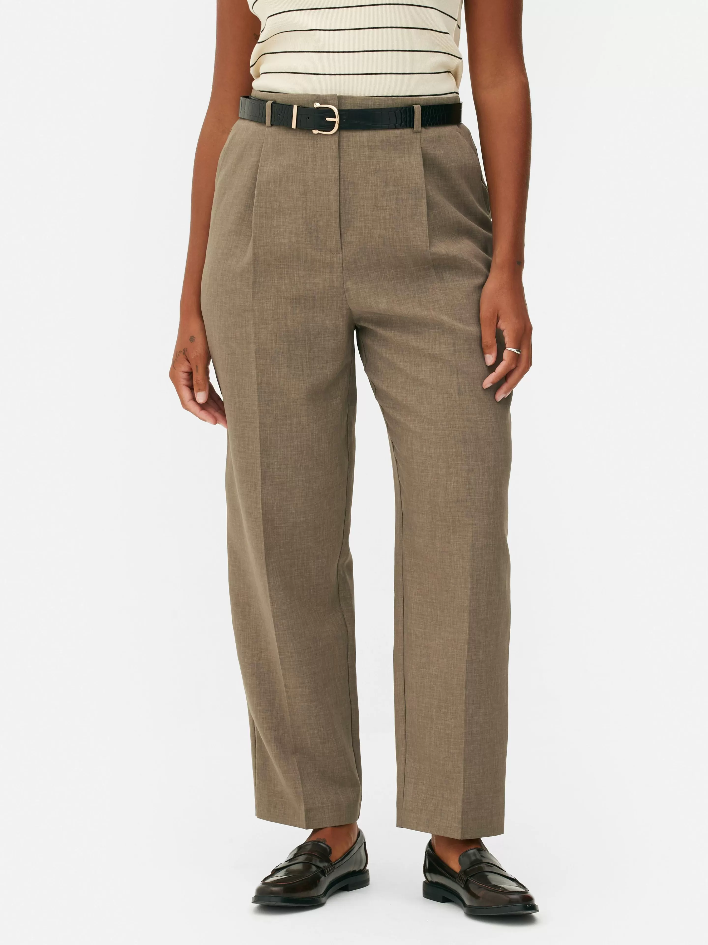 Pantalon Plissé à Ceinture-Primark Store
