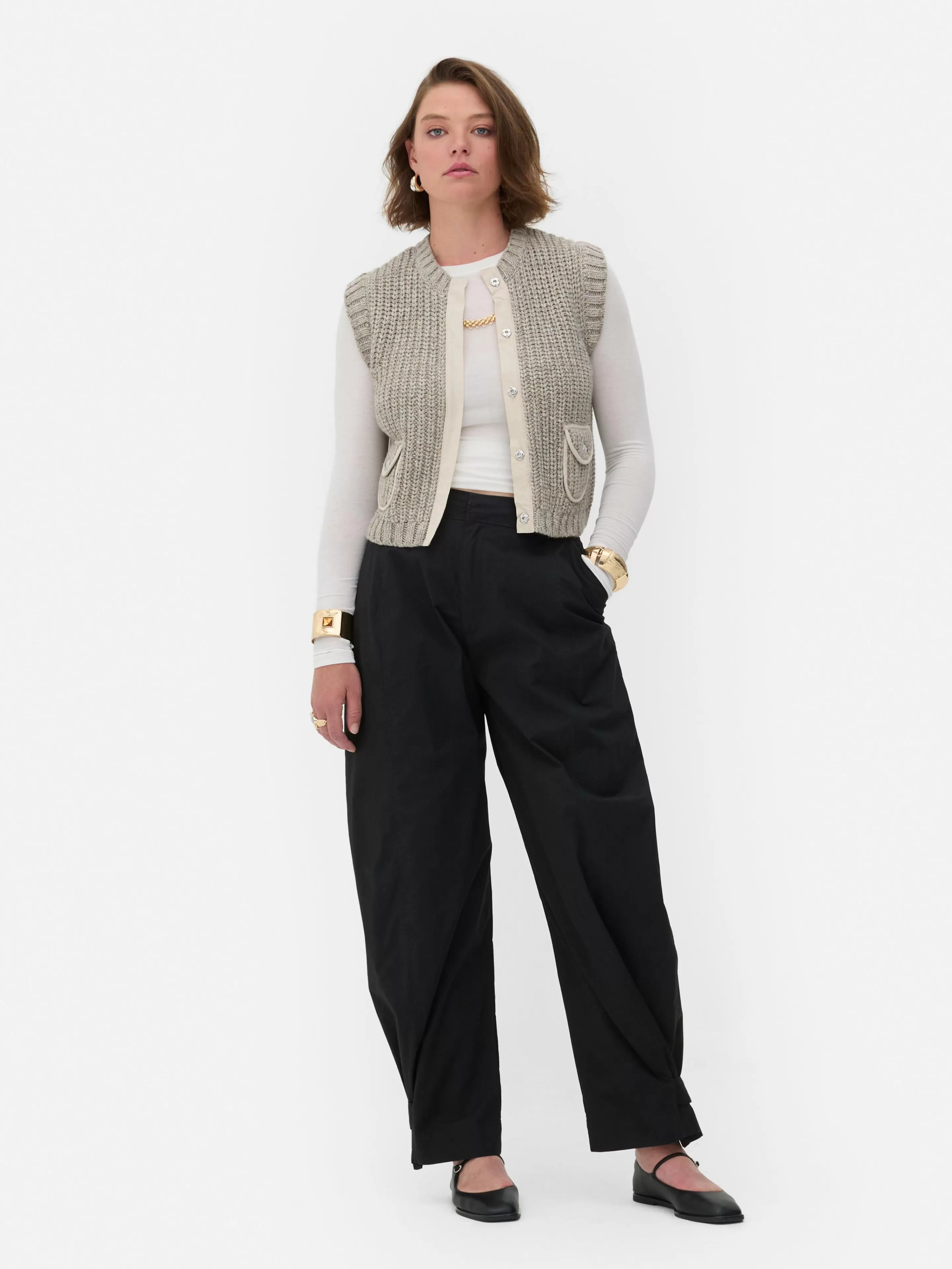 Pantalon Utilitaire Coupe Barrel Rita Ora-Primark Shop