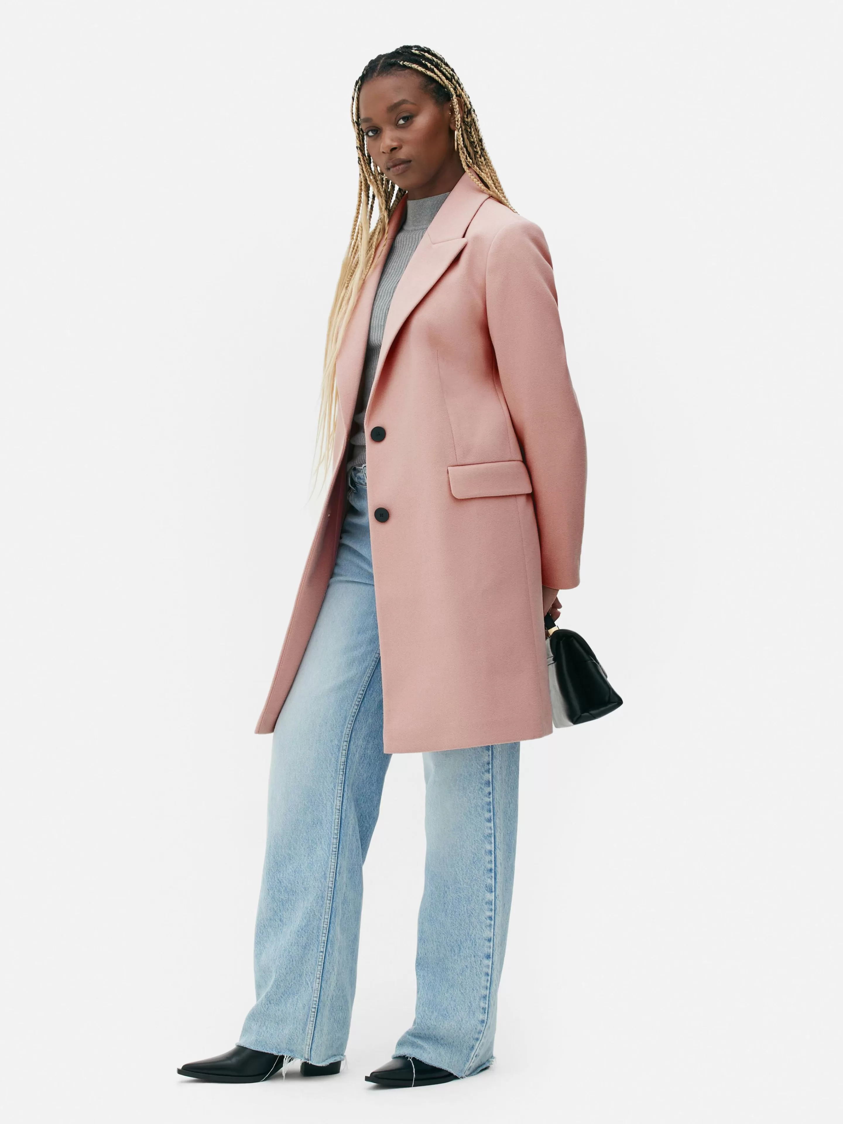Pardessus à Boutonnage Simple-Primark Store
