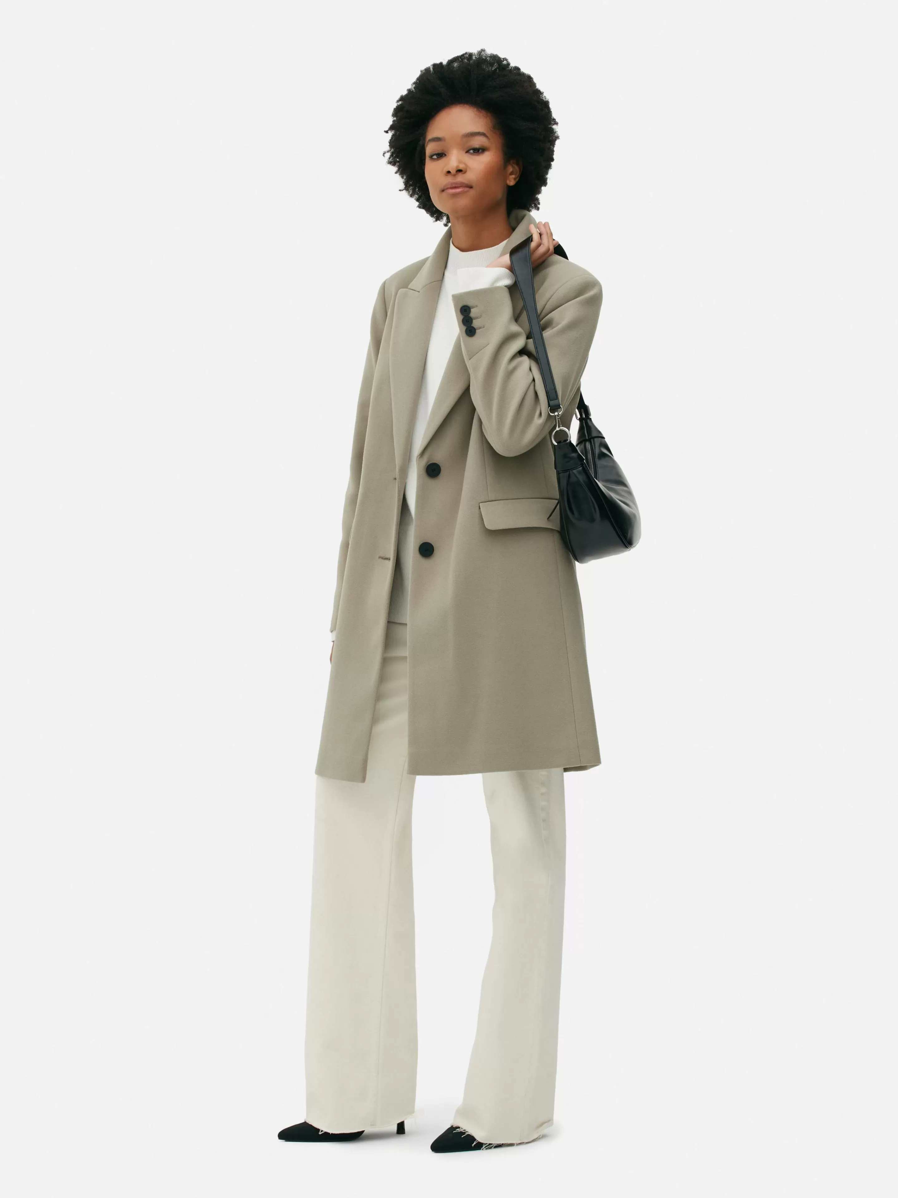 Pardessus à Boutonnage Simple-Primark Outlet
