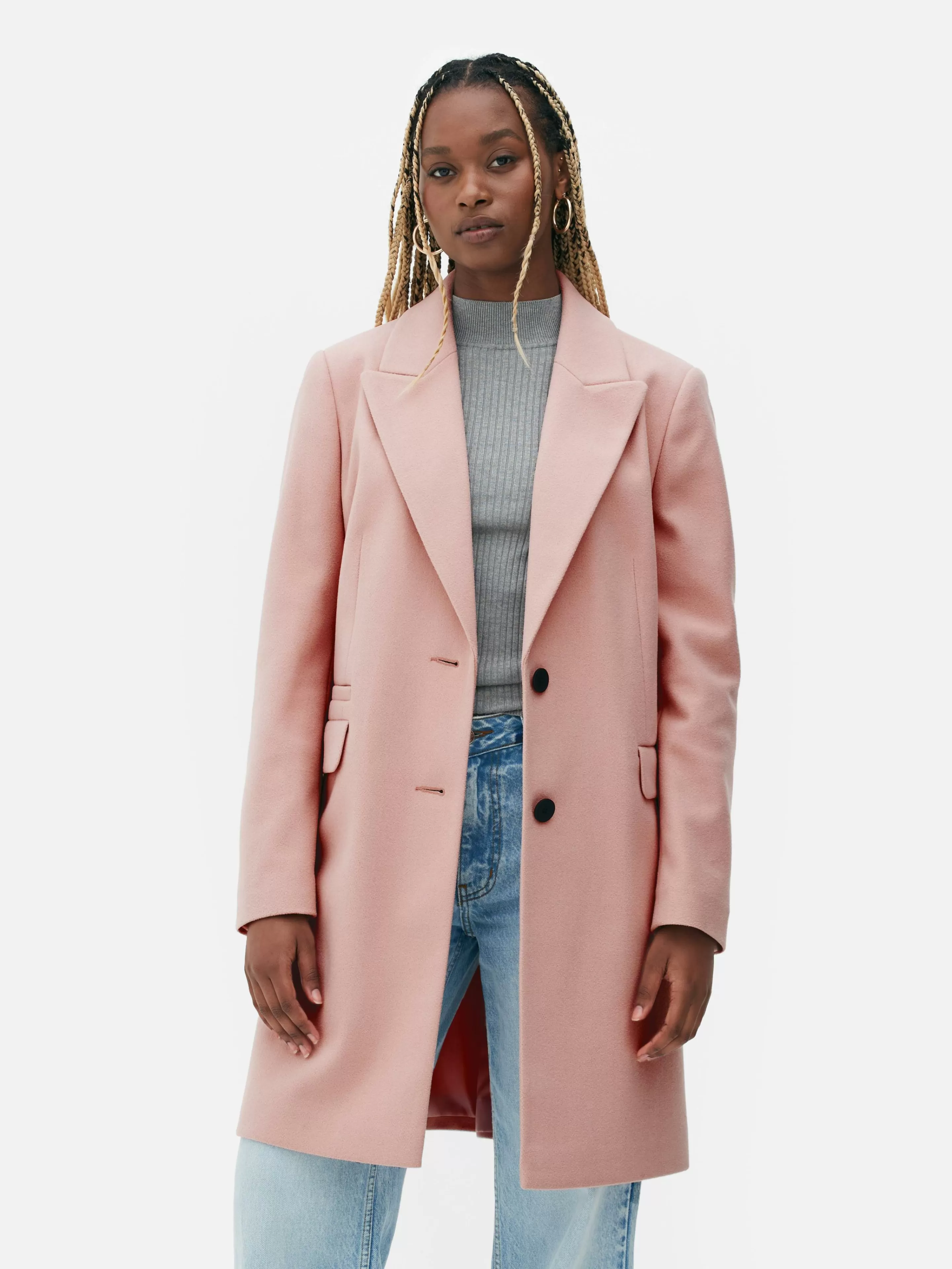 Pardessus à Boutonnage Simple-Primark Store